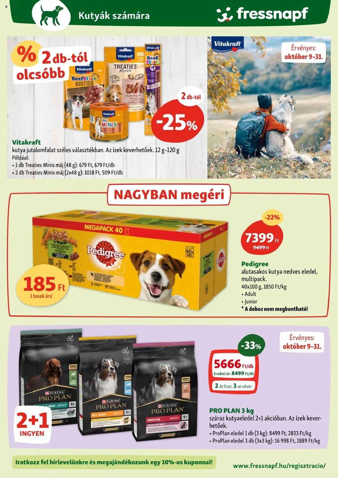 Fressnapf újság 2025.10.09. Akciós újság Fressnapf (2025-10-09 - 2025-10-15)