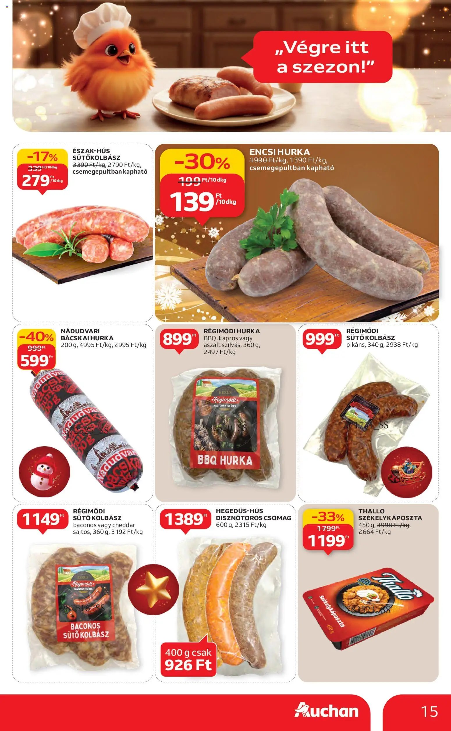 Auchan újság 2025.12.11. Akciós újság Auchan (2025-12-11 - 2025-12-17)