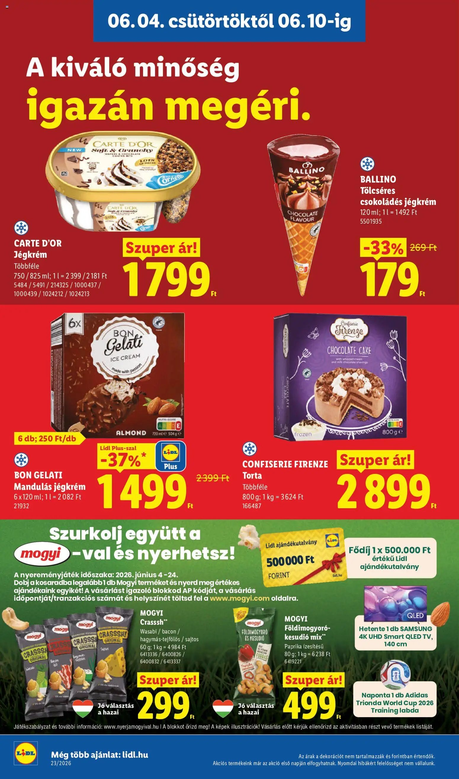 Lidl újság 2026.06.04. Lidl akciós újság