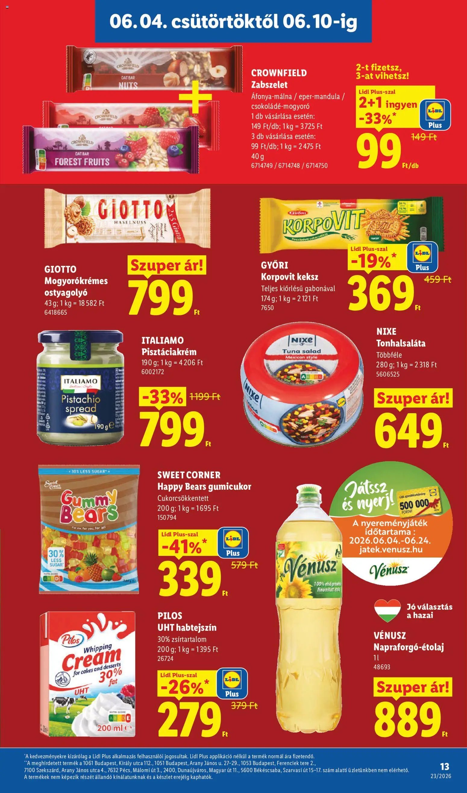 Lidl újság 2026.06.04. Lidl akciós újság