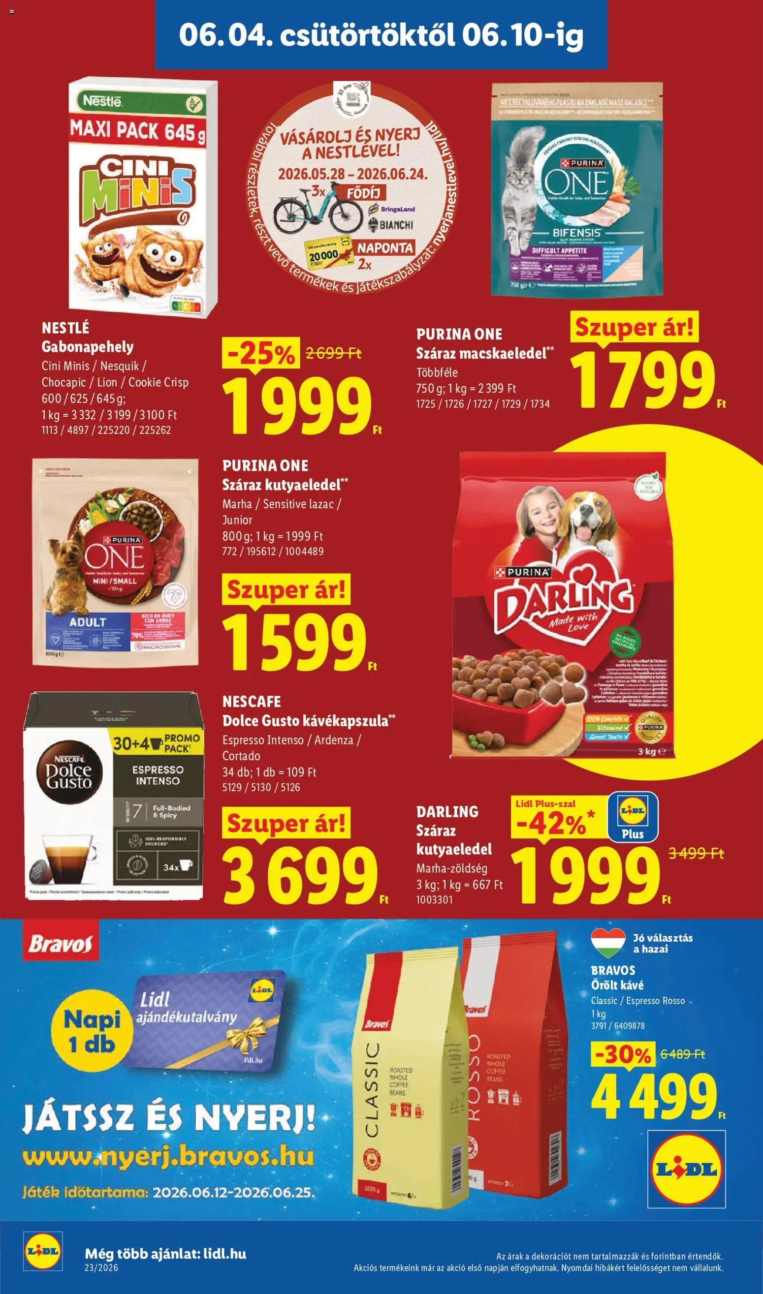 Lidl újság 2026.06.04. Lidl akciós újság
