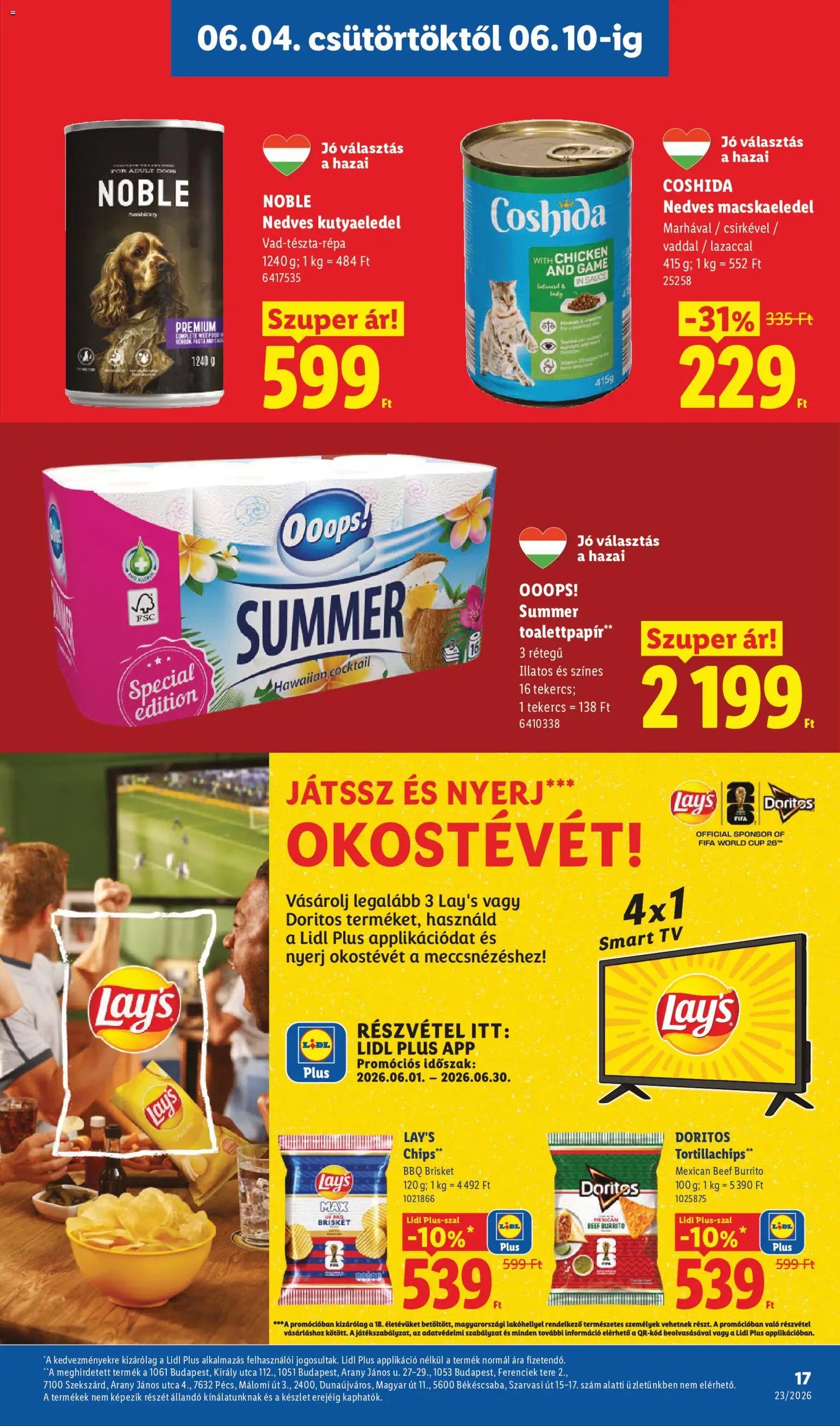 Lidl újság 2026.06.04. Lidl akciós újság