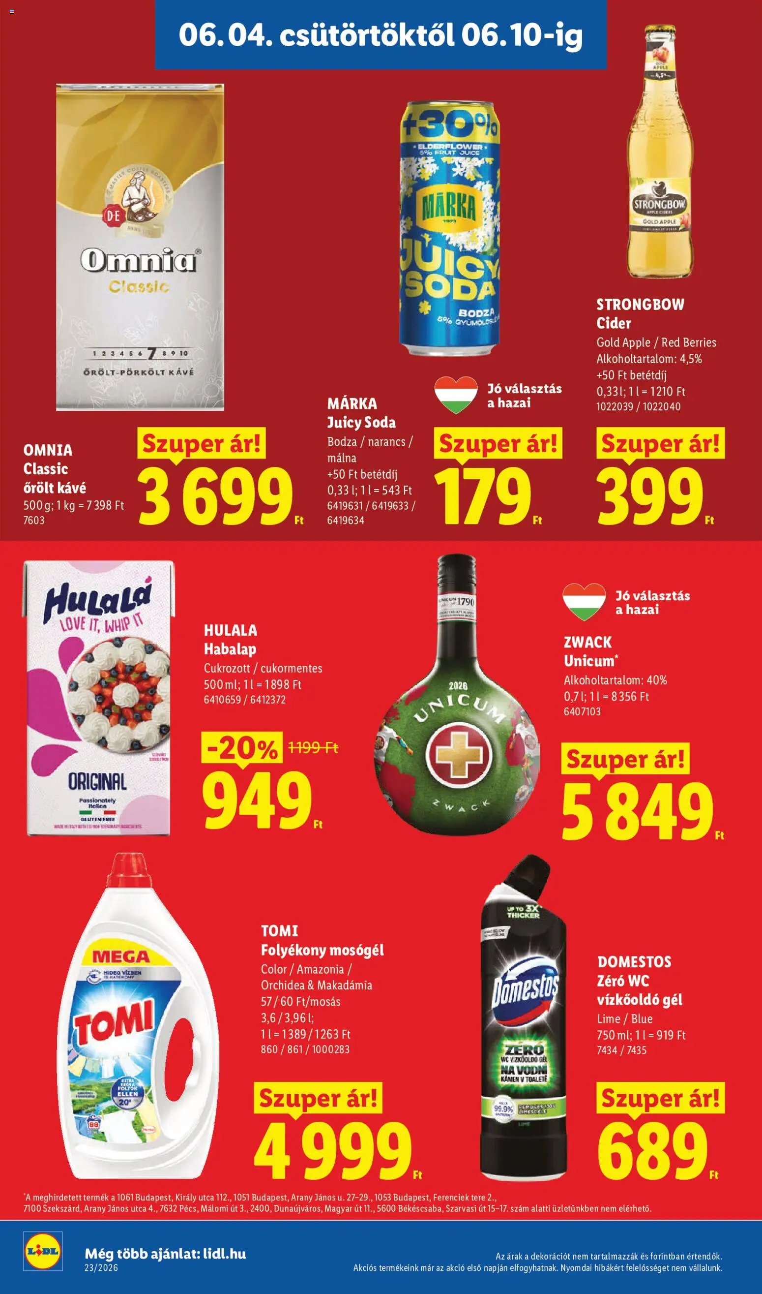 Lidl újság 2026.06.04. Lidl akciós újság