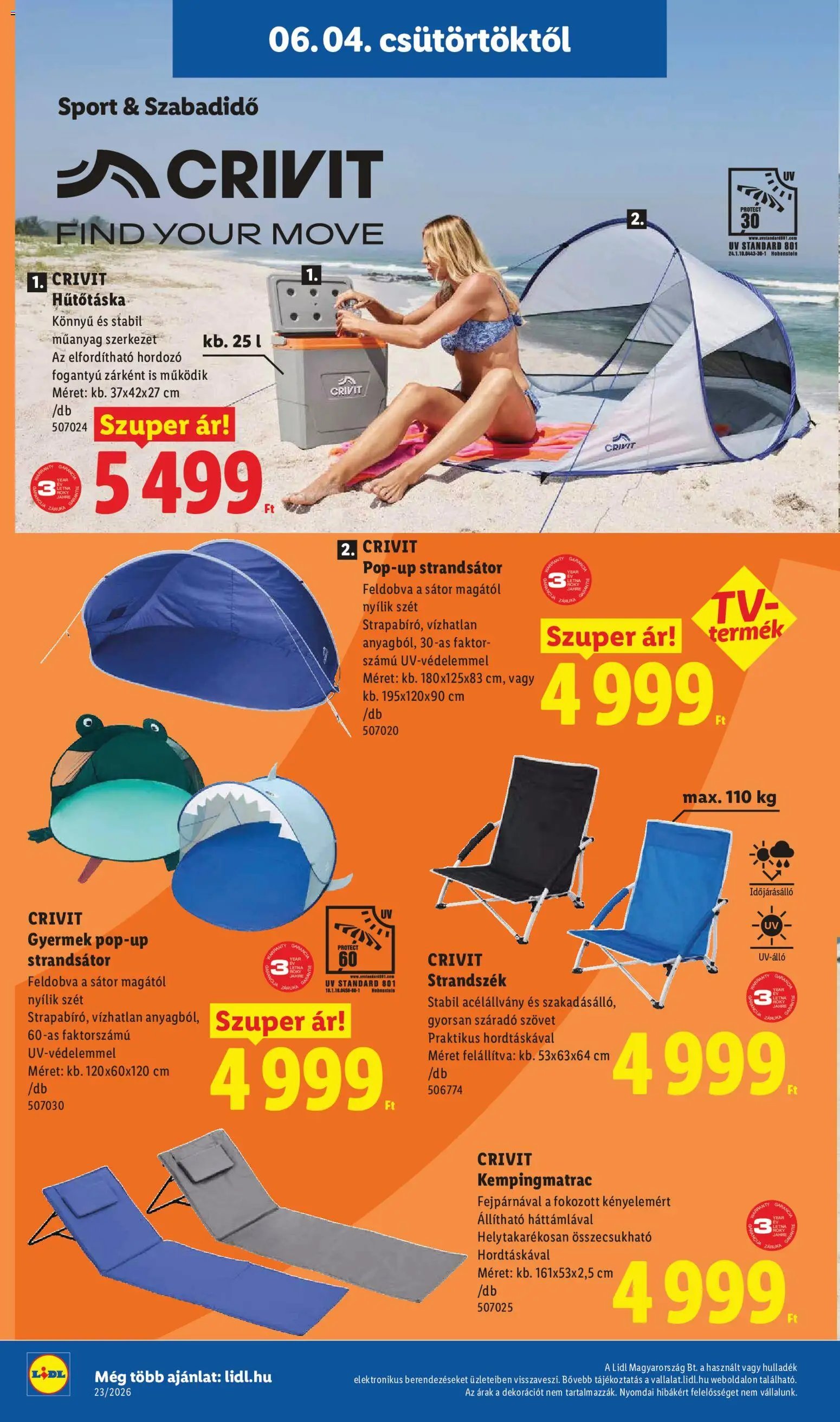 Lidl újság 2026.06.04. Lidl akciós újság