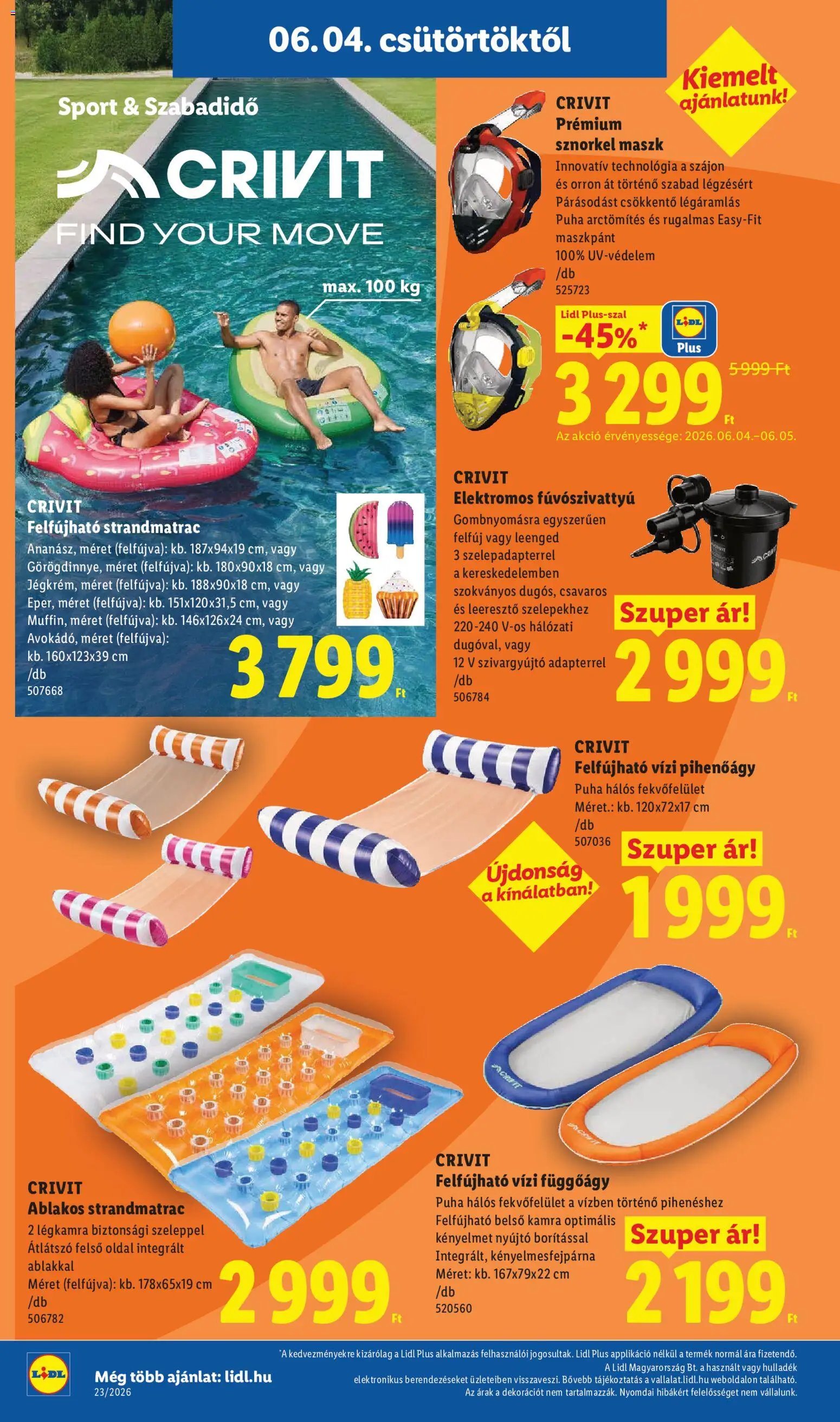 Lidl újság 2026.06.04. Lidl akciós újság