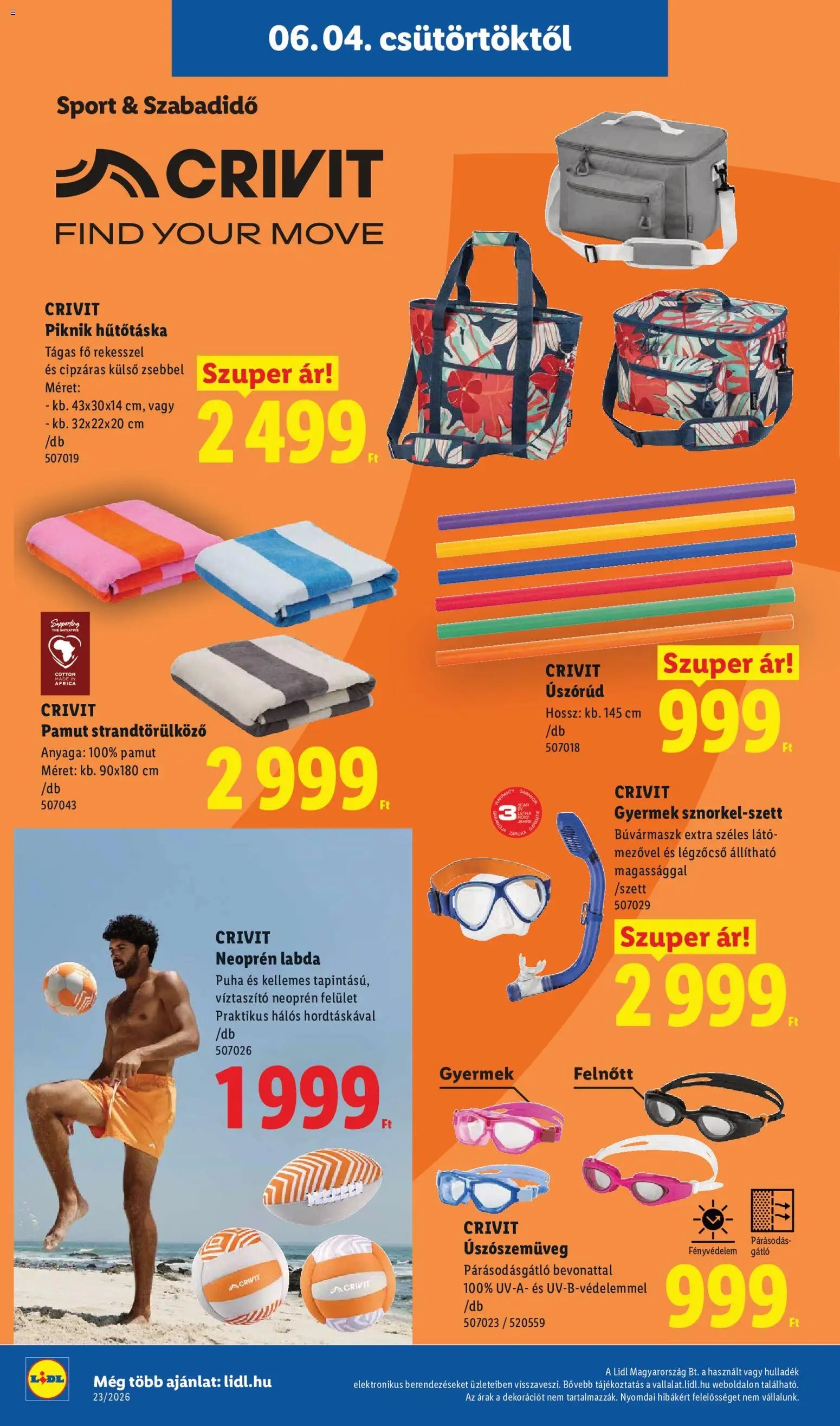 Lidl újság 2026.06.04. Lidl akciós újság
