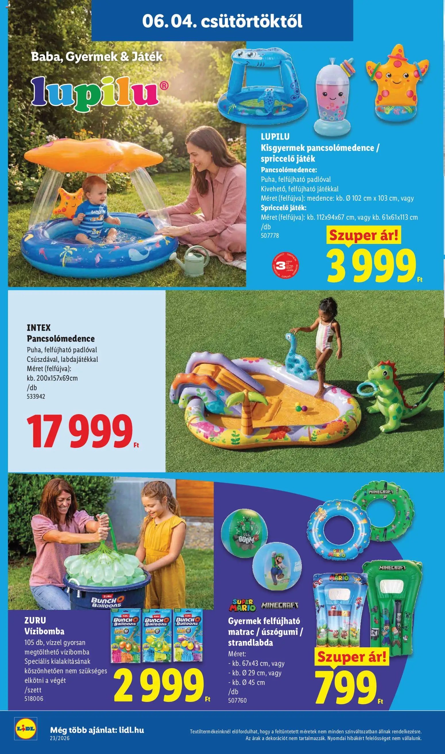Lidl újság 2026.06.04. Lidl akciós újság