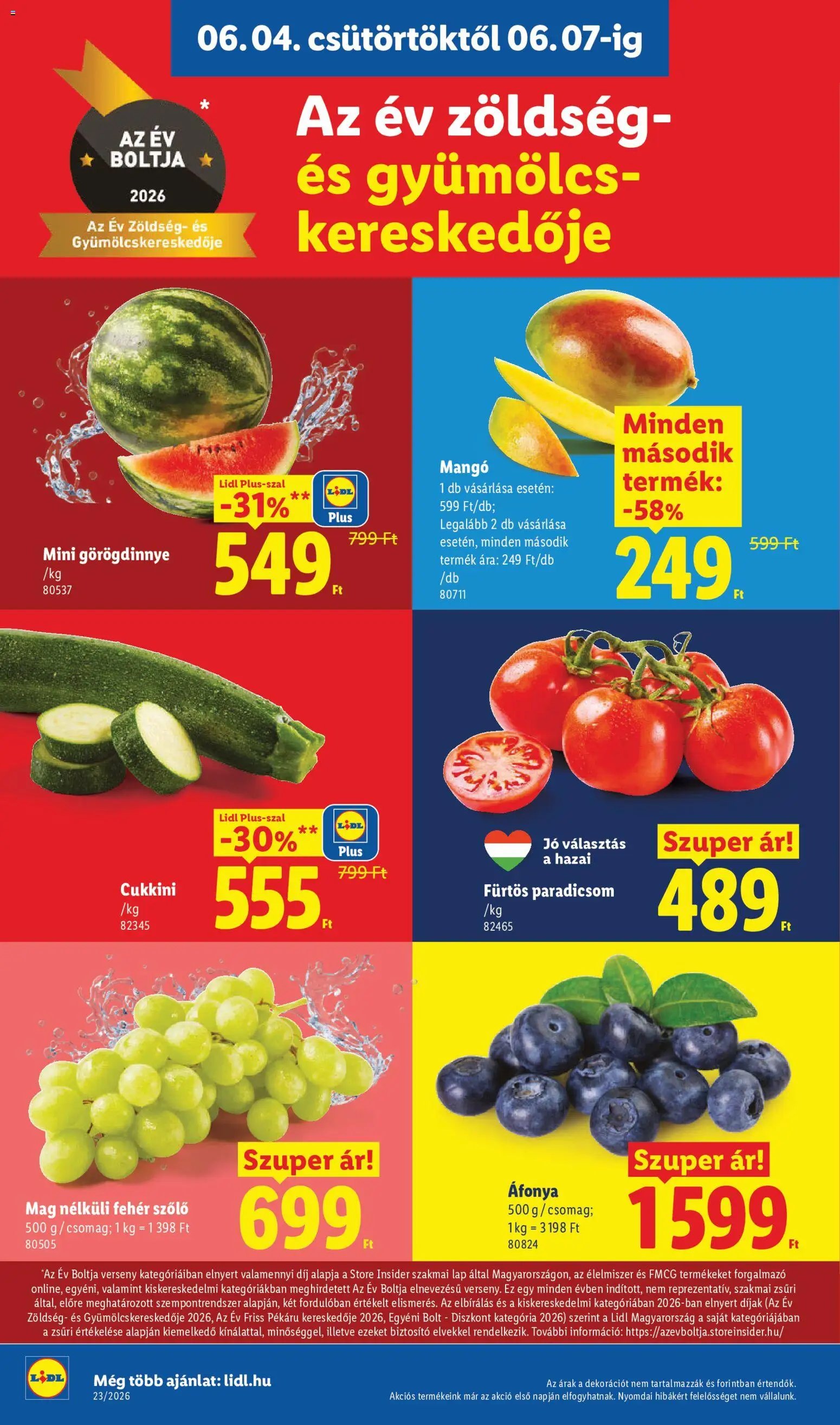 Lidl újság 2026.06.04. Lidl akciós újság