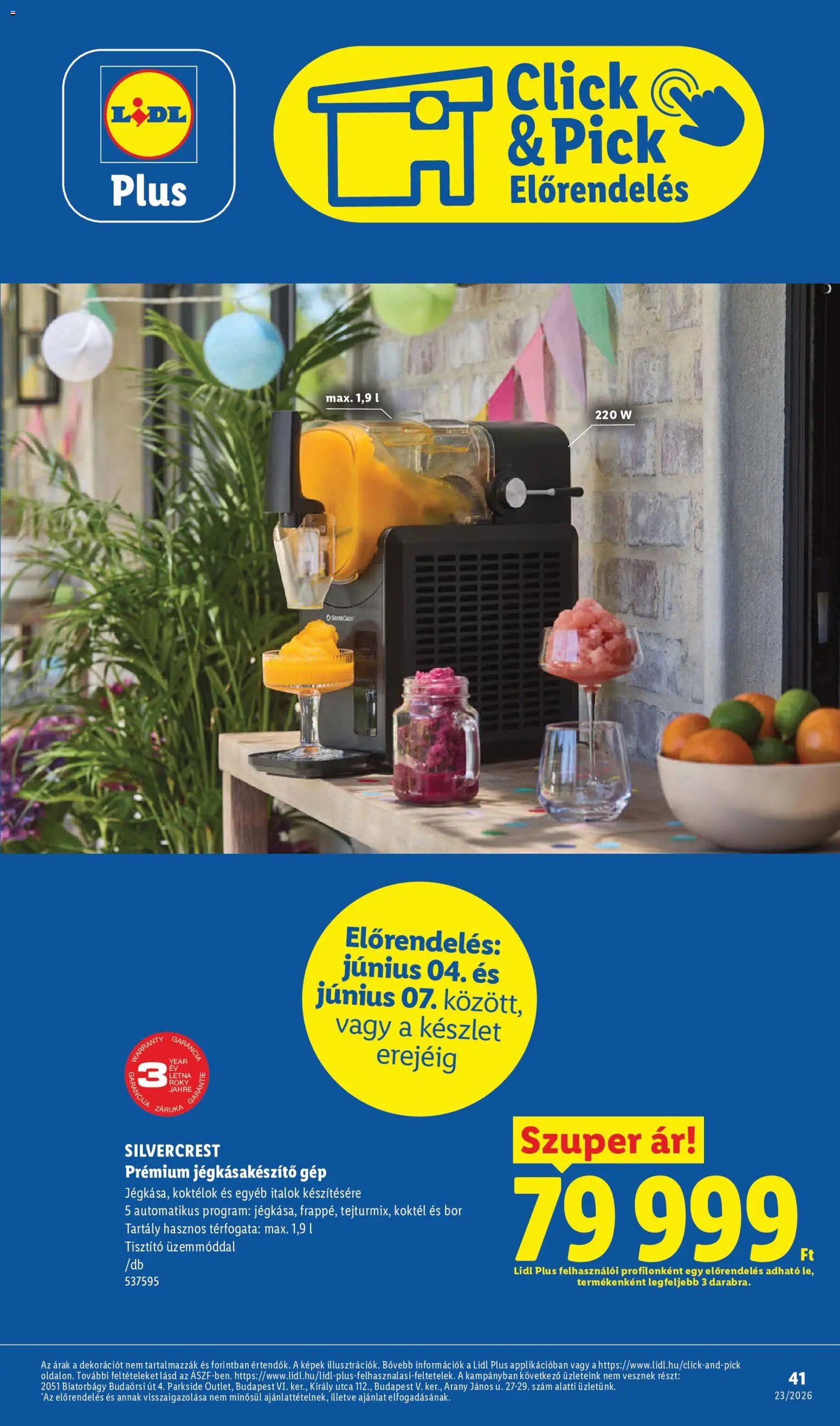 Lidl újság 2026.06.04. Lidl akciós újság