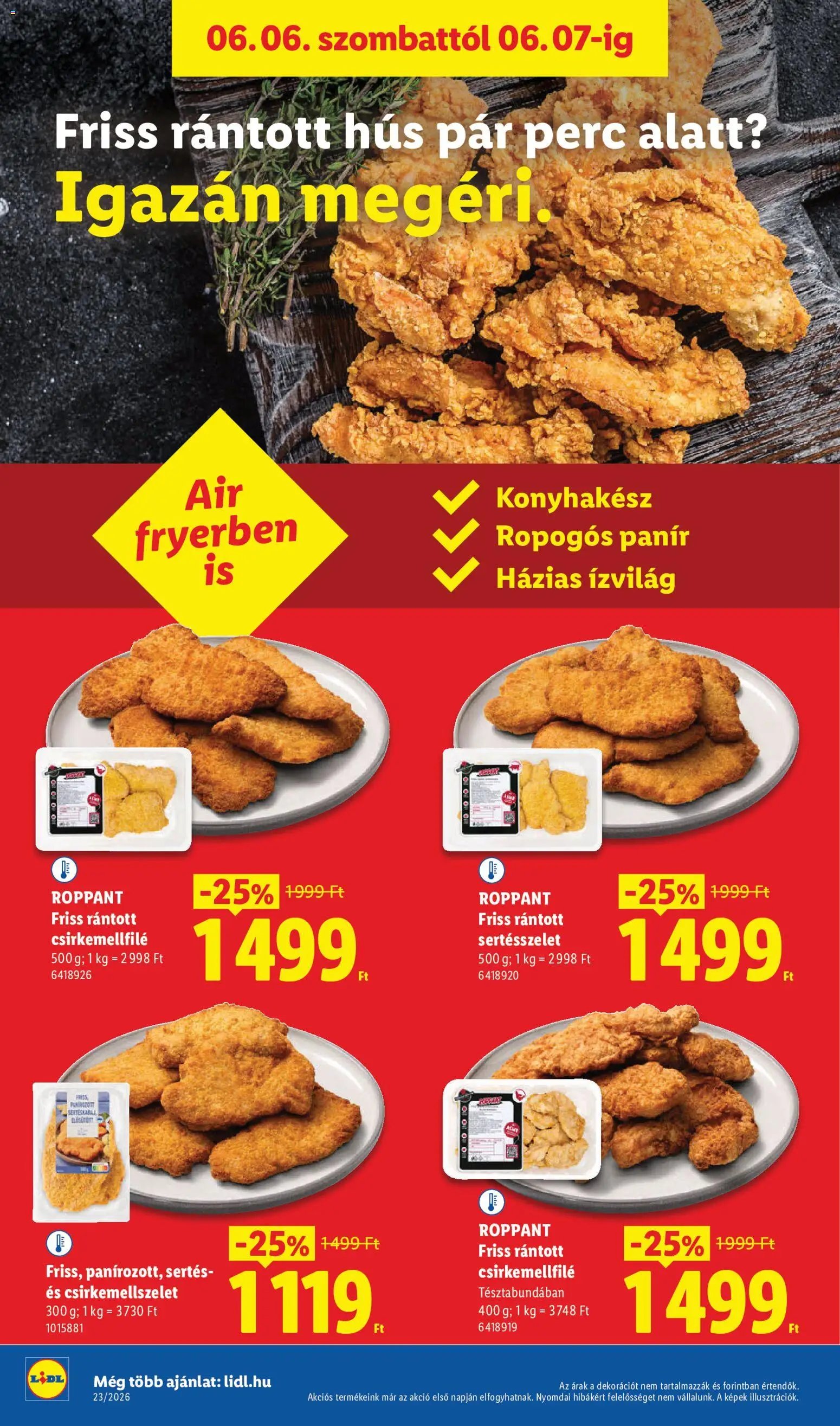 Lidl újság 2026.06.04. Lidl akciós újság