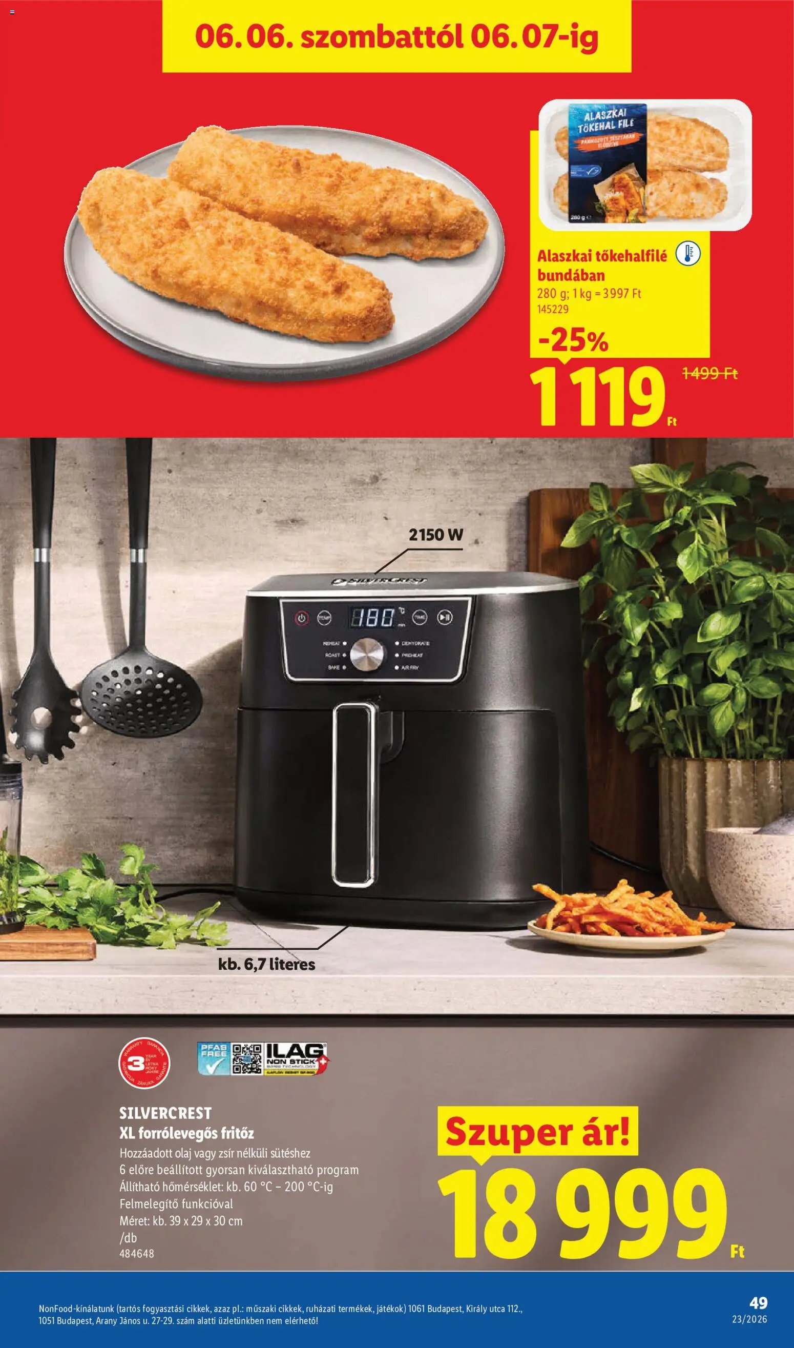 Lidl újság 2026.06.04. Lidl akciós újság