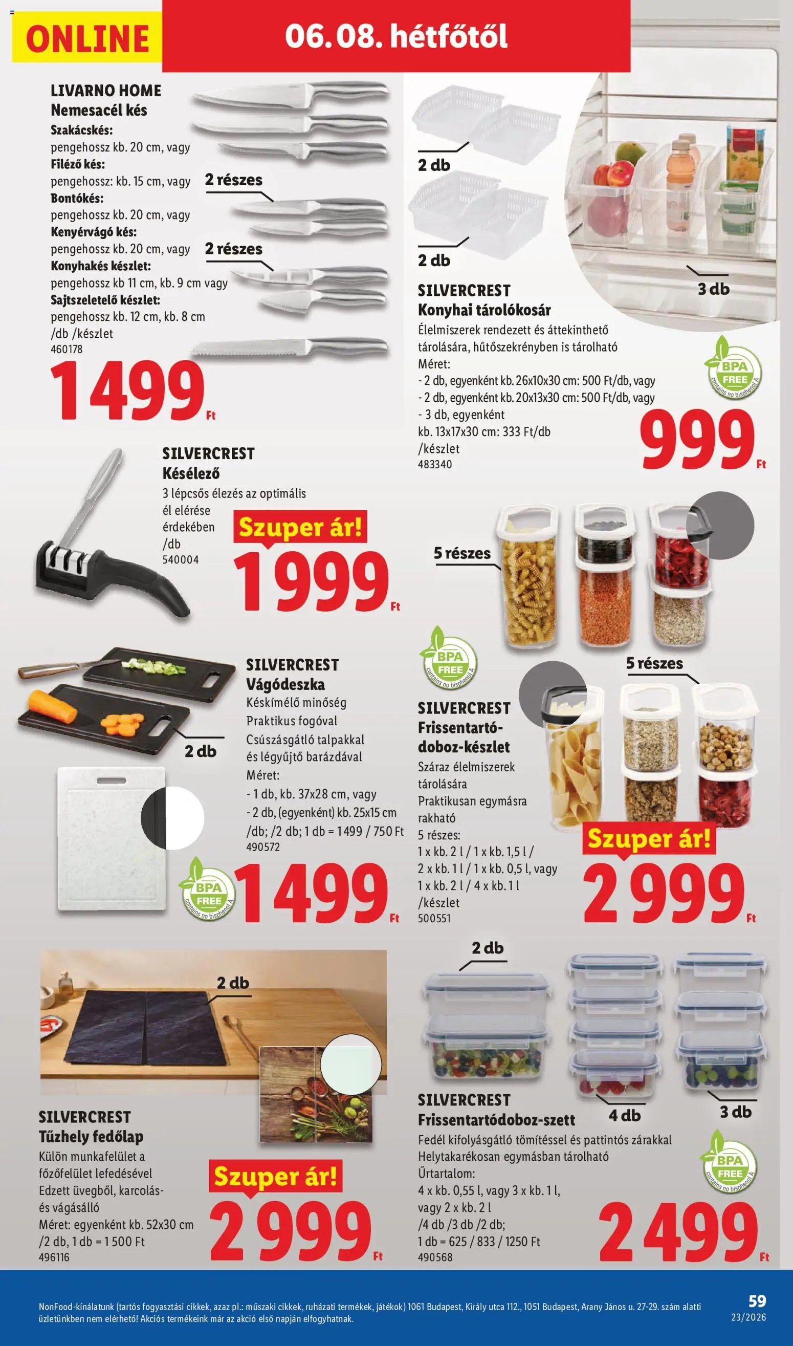 Lidl újság 2026.06.04. Lidl akciós újság