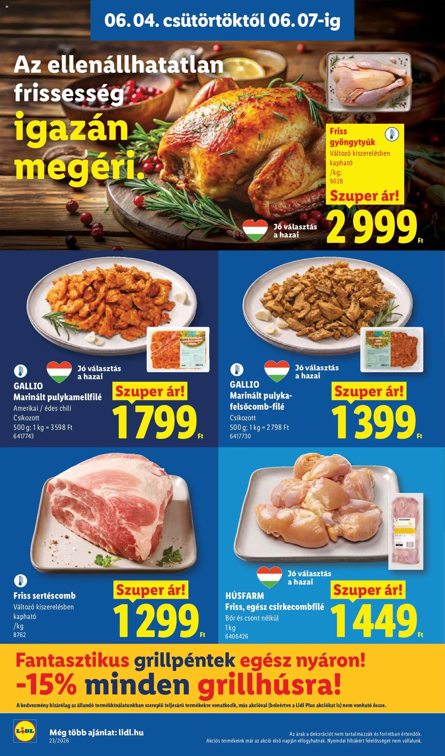 Lidl újság 2026.06.04. Lidl akciós újság