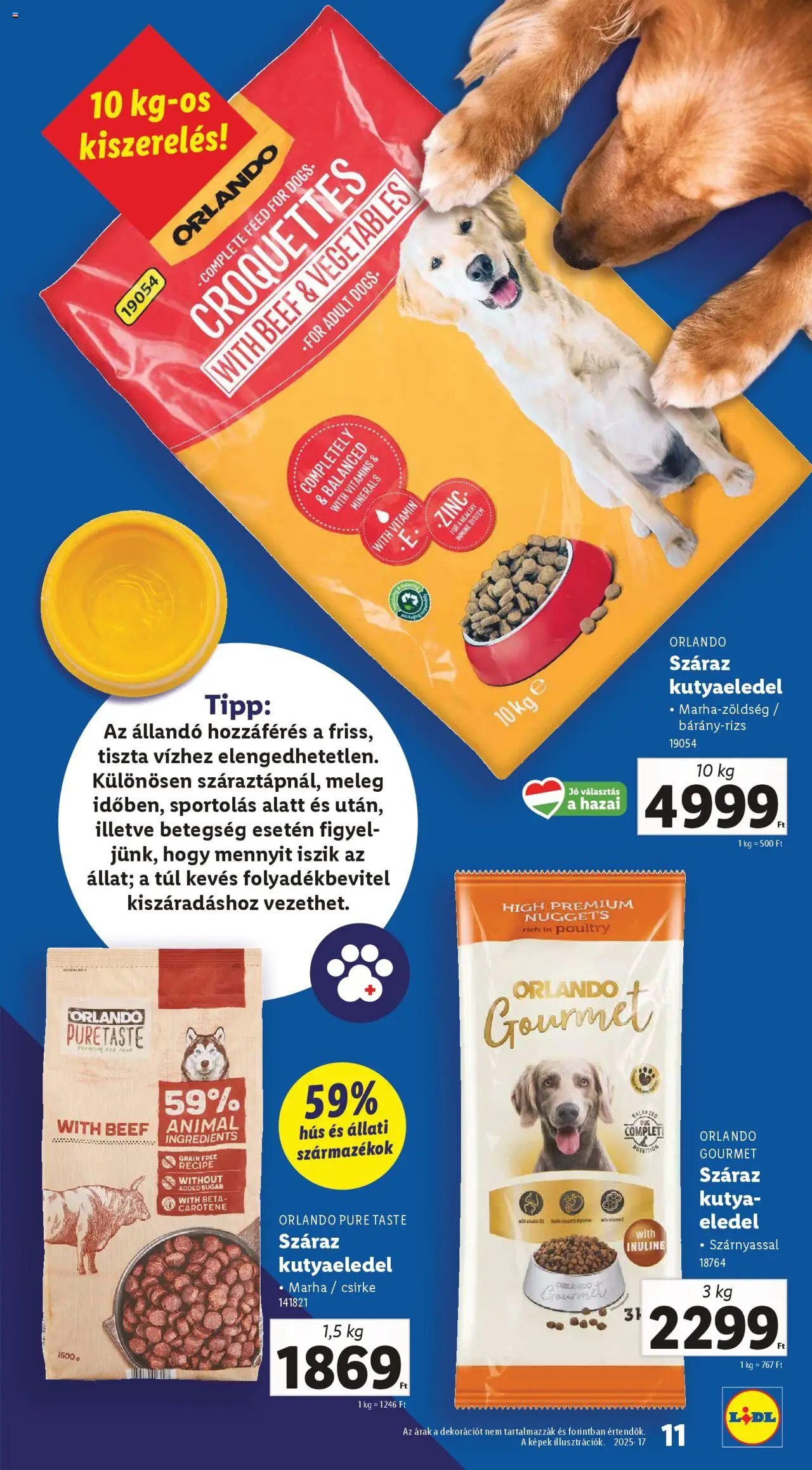 Lidl újság 2025.04.24. Állateledel-katalógus (2025-04-24 - 2025-10-31)