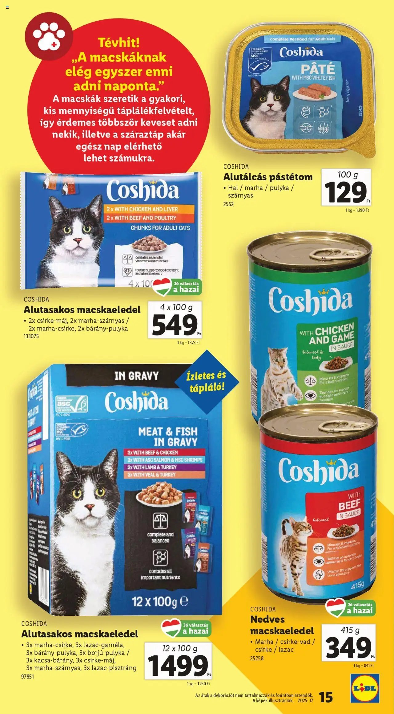Lidl újság 2025.04.24. Állateledel-katalógus (2025-04-24 - 2025-10-31)