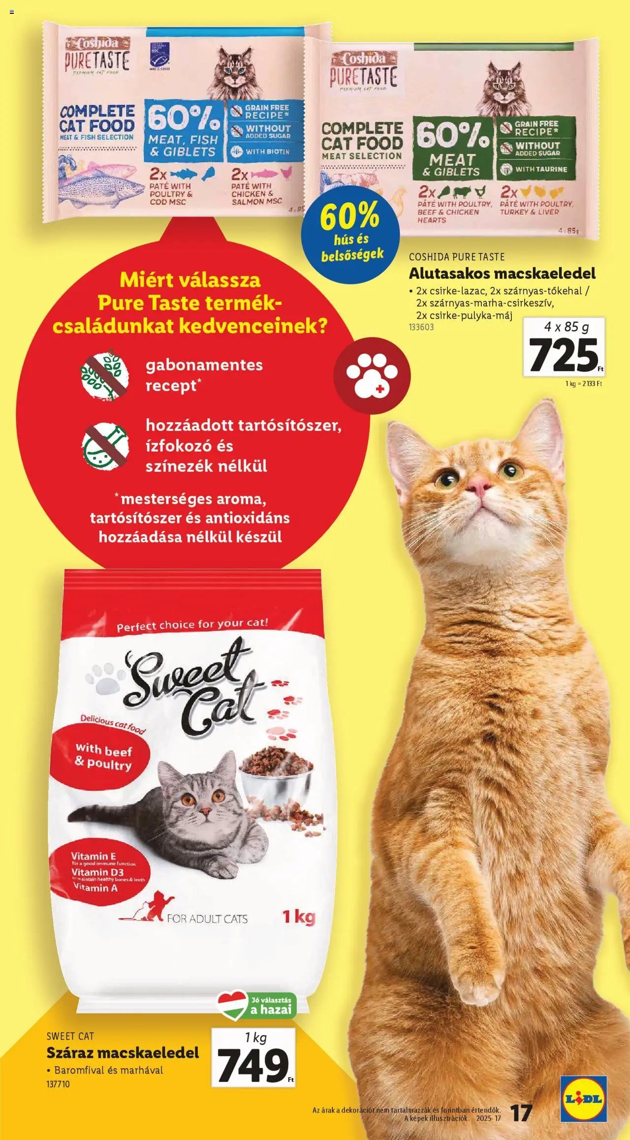 Lidl újság 2025.04.24. Állateledel-katalógus (2025-04-24 - 2025-10-31)