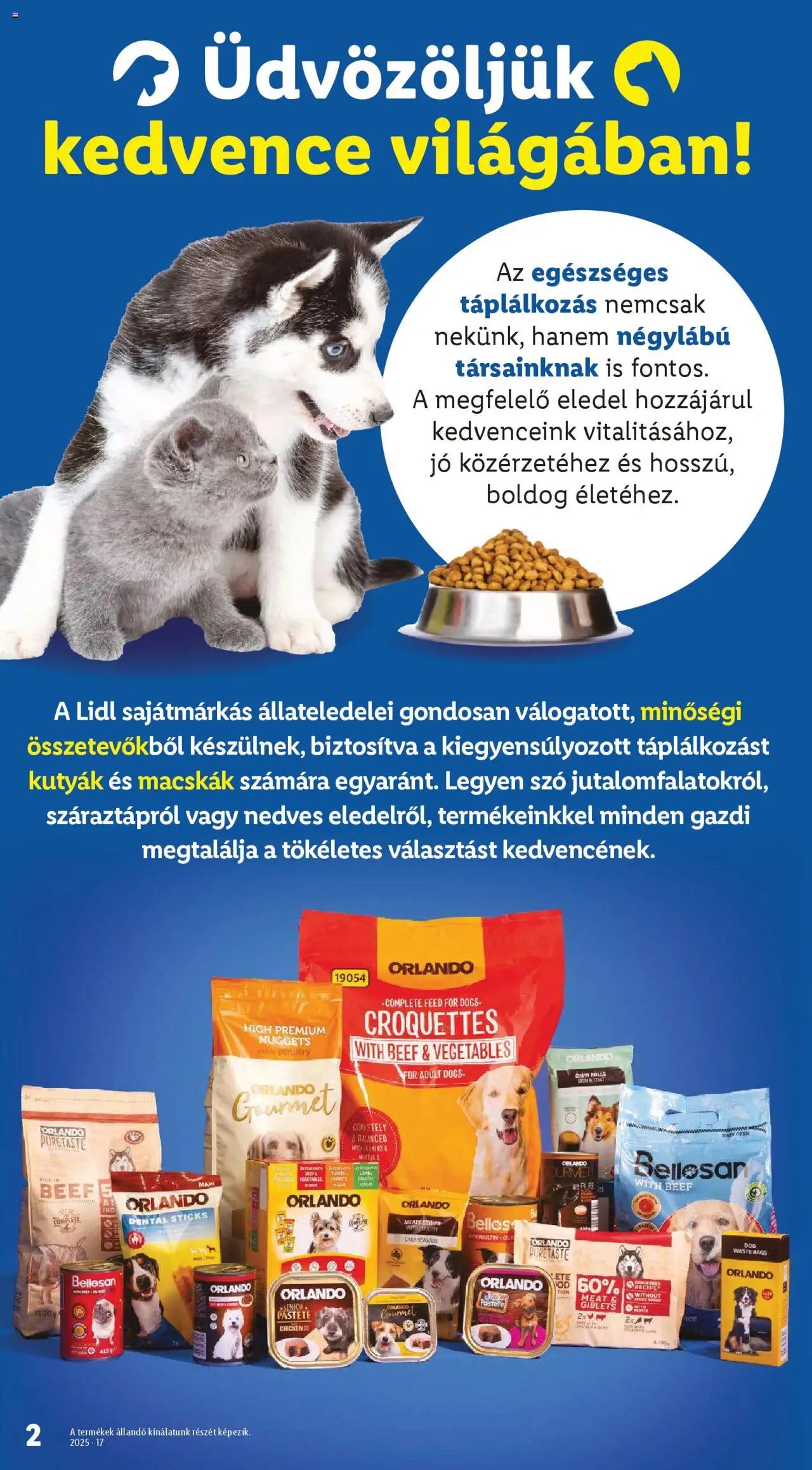 Lidl újság 2025.04.24. Állateledel-katalógus (2025-04-24 - 2025-10-31)