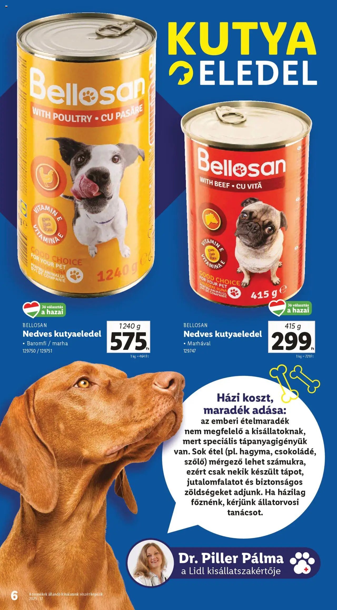 Lidl újság 2025.04.24. Állateledel-katalógus (2025-04-24 - 2025-10-31)