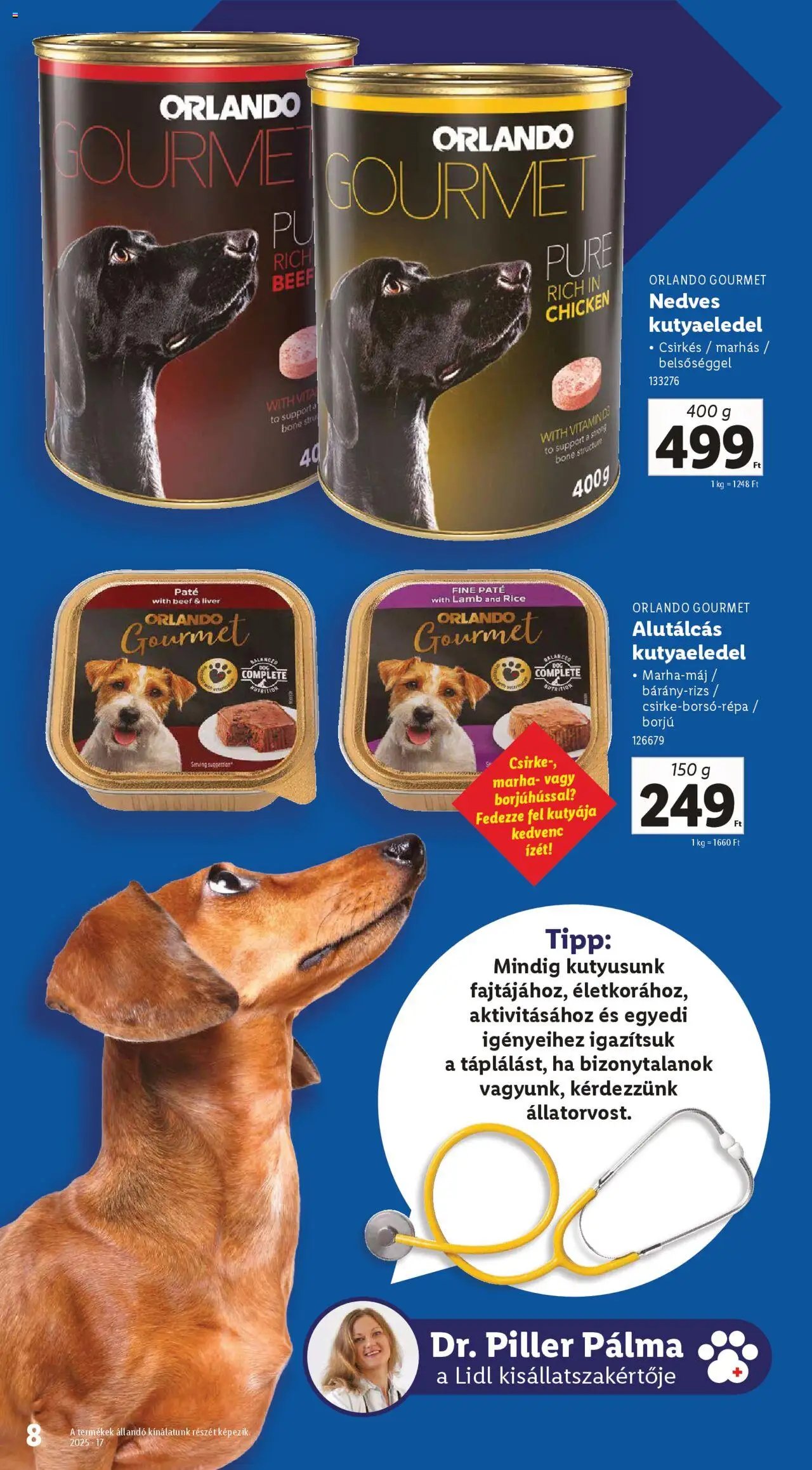 Lidl újság 2025.04.24. Állateledel-katalógus (2025-04-24 - 2025-10-31)