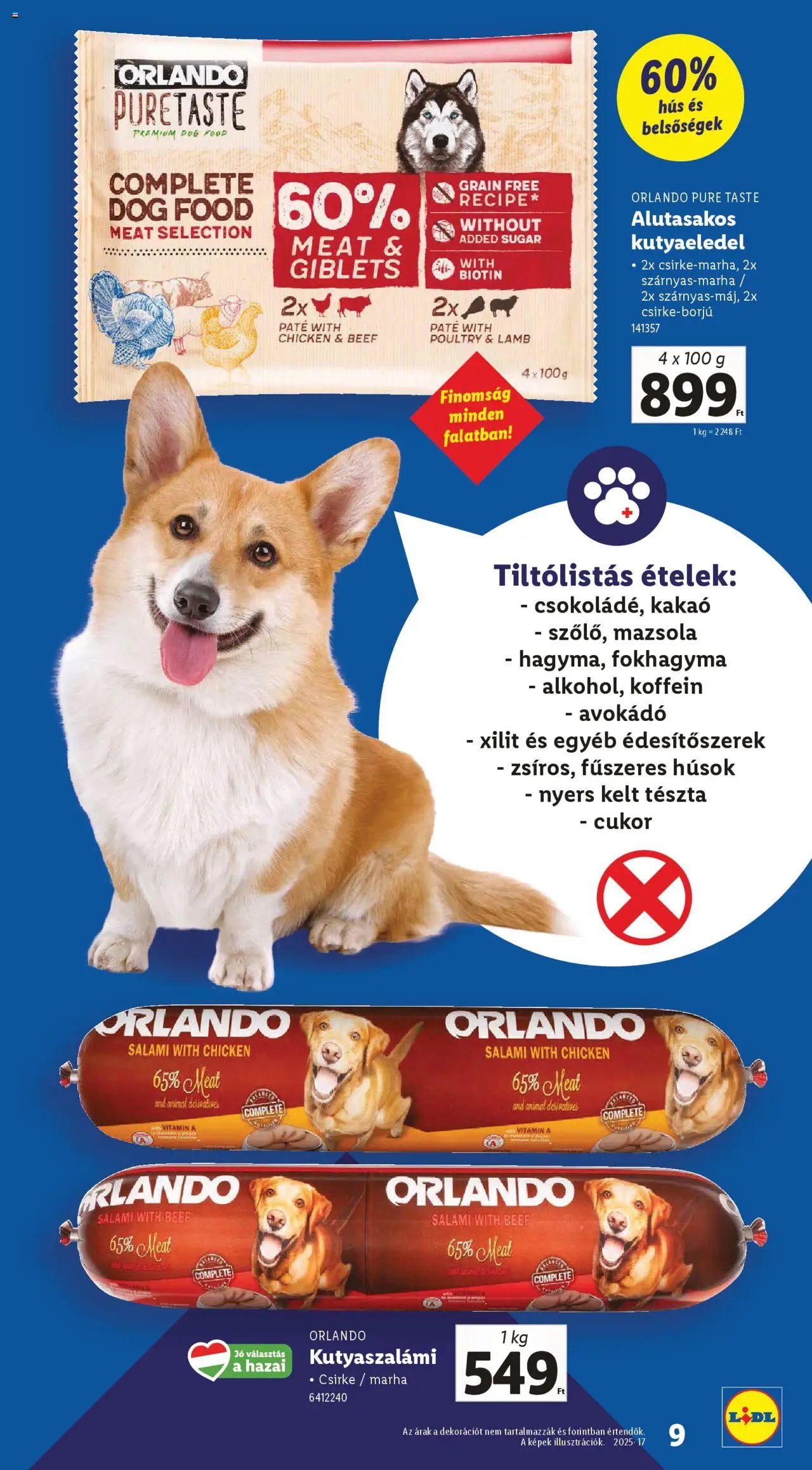 Lidl újság 2025.04.24. Állateledel-katalógus (2025-04-24 - 2025-10-31)