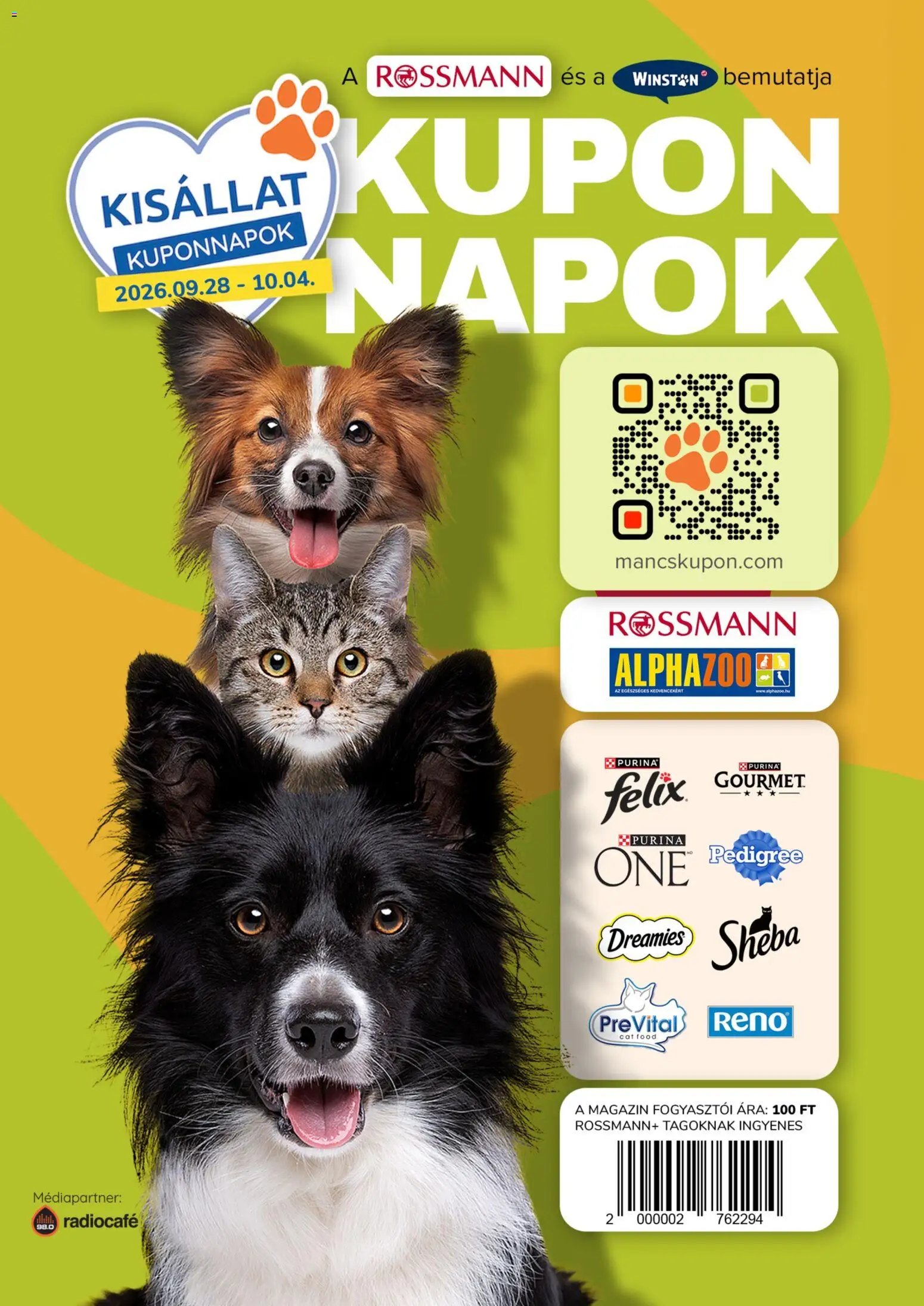 Rossmann újság 2026.09.28. Rossmann Kupon Napok