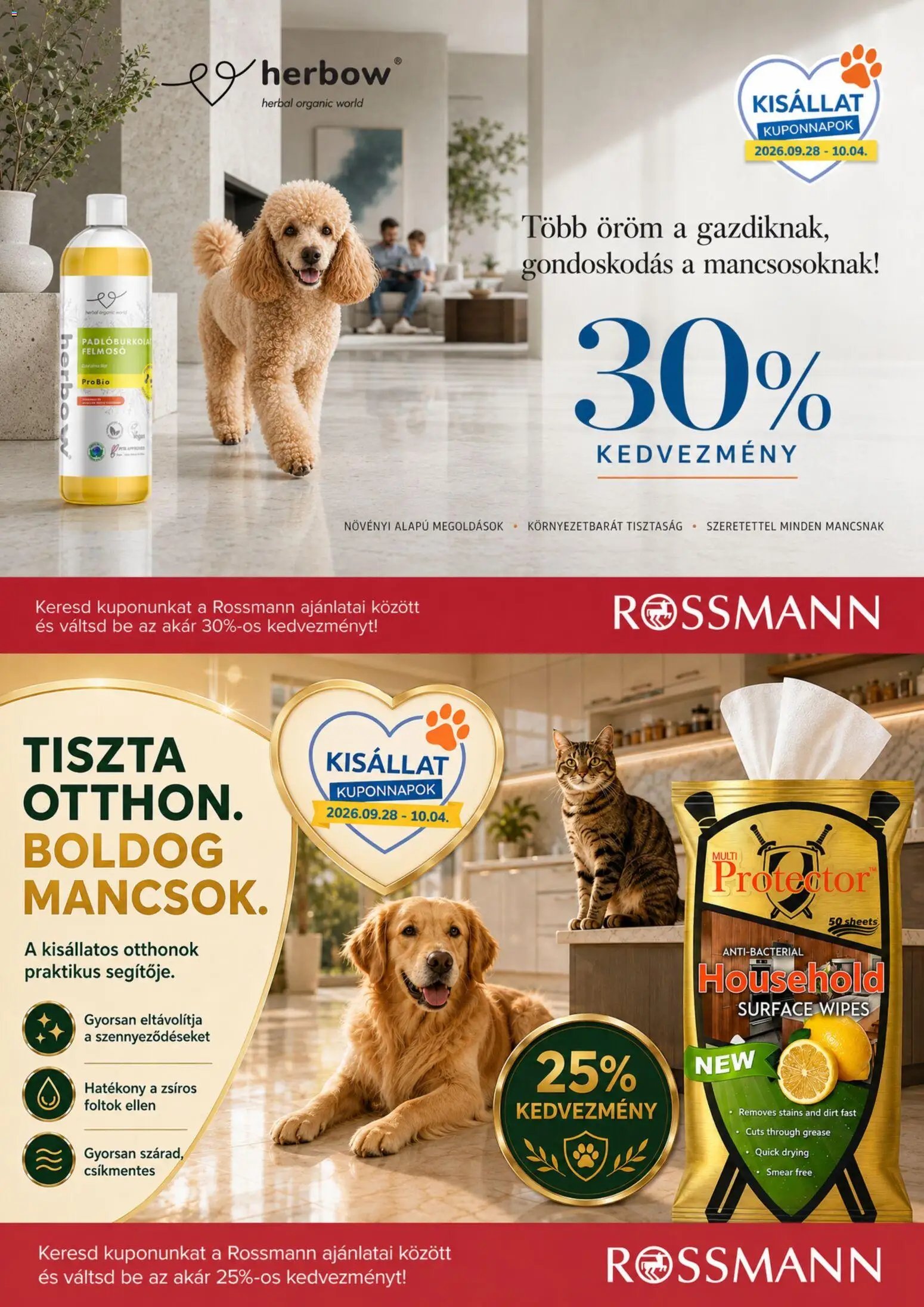 Rossmann újság 2026.09.28. Rossmann Kupon Napok