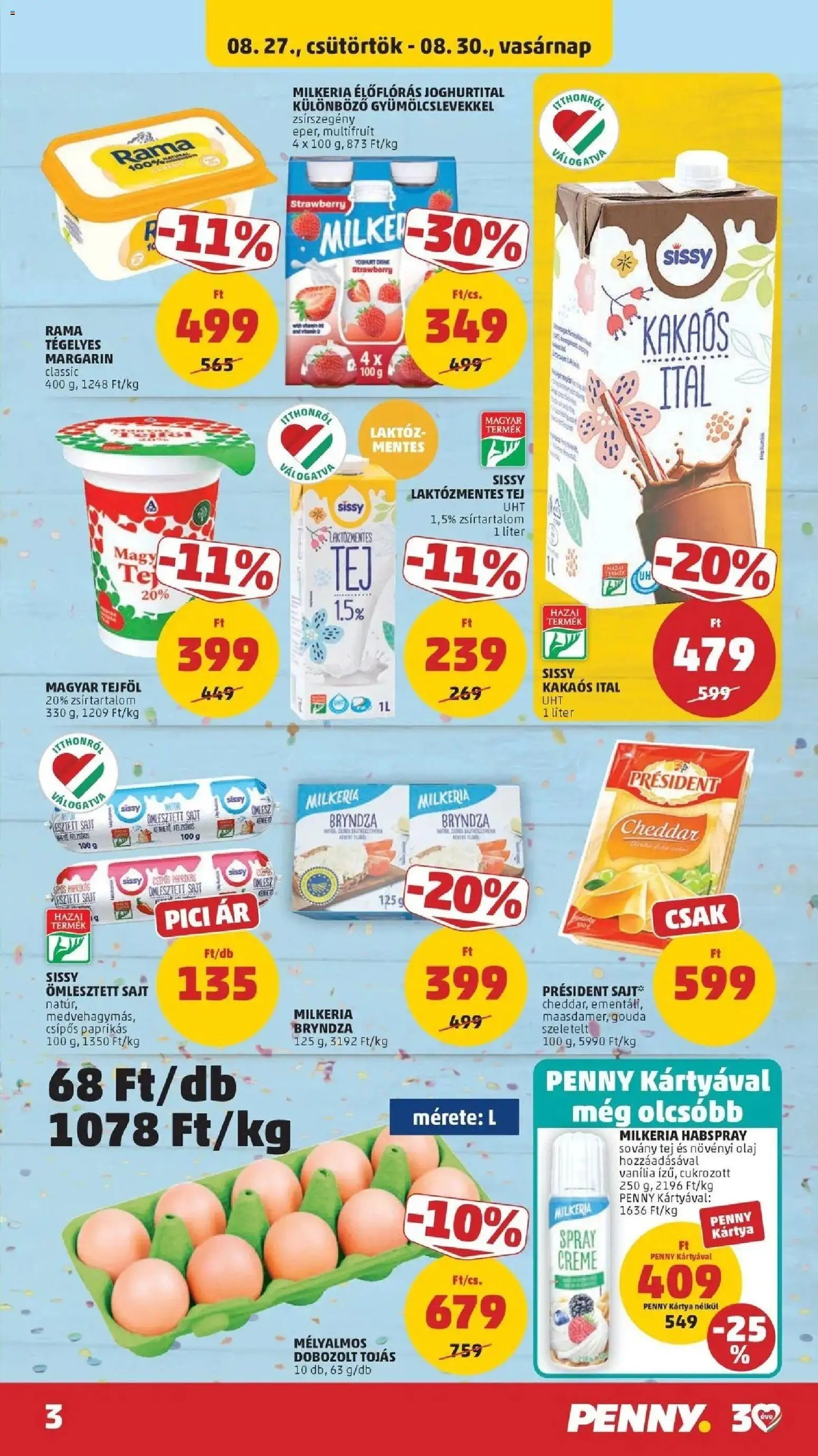 PENNY újság 2026.08.27. PENNY aktuális akciós újság