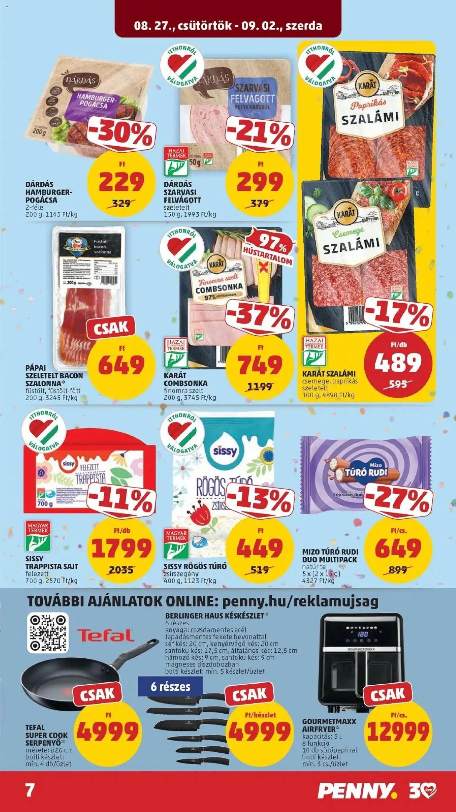 PENNY újság 2026.08.27. PENNY aktuális akciós újság