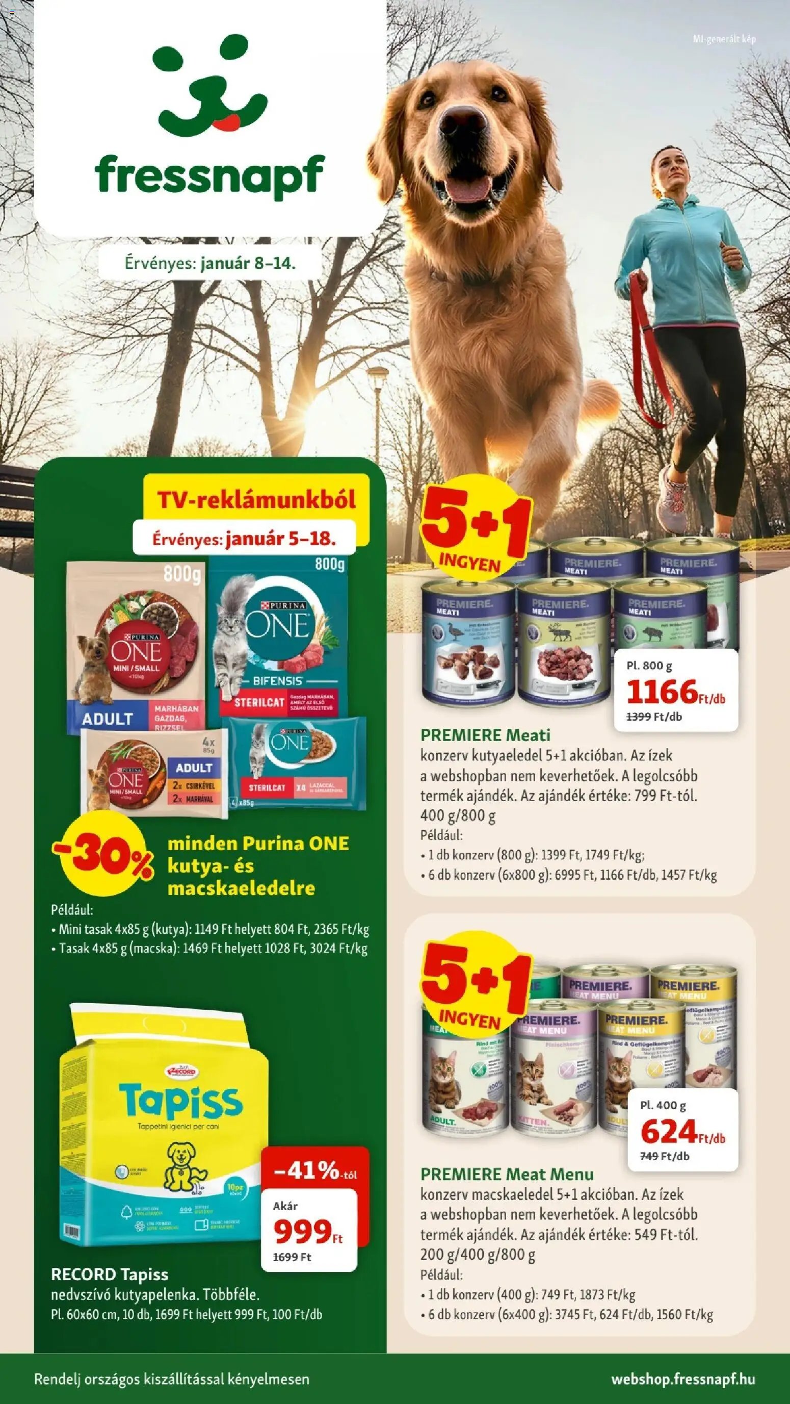 Fressnapf újság 2026.01.08. Akciós újság Fressnapf (2026-01-08 - 2026-01-14)