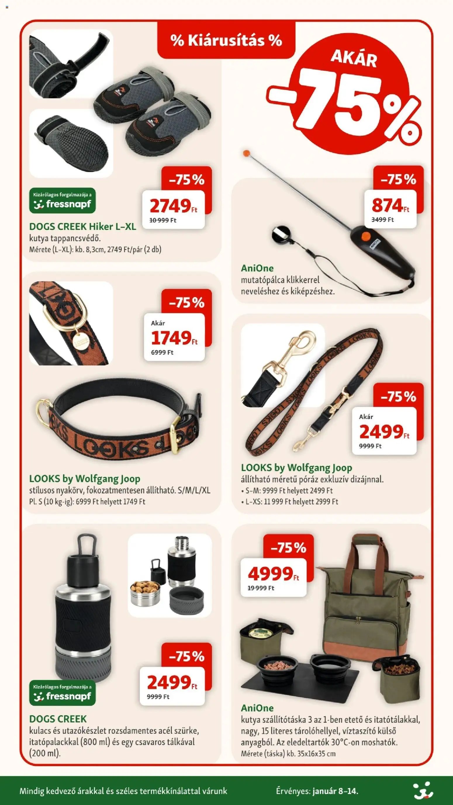 Fressnapf újság 2026.01.08. Akciós újság Fressnapf (2026-01-08 - 2026-01-14)