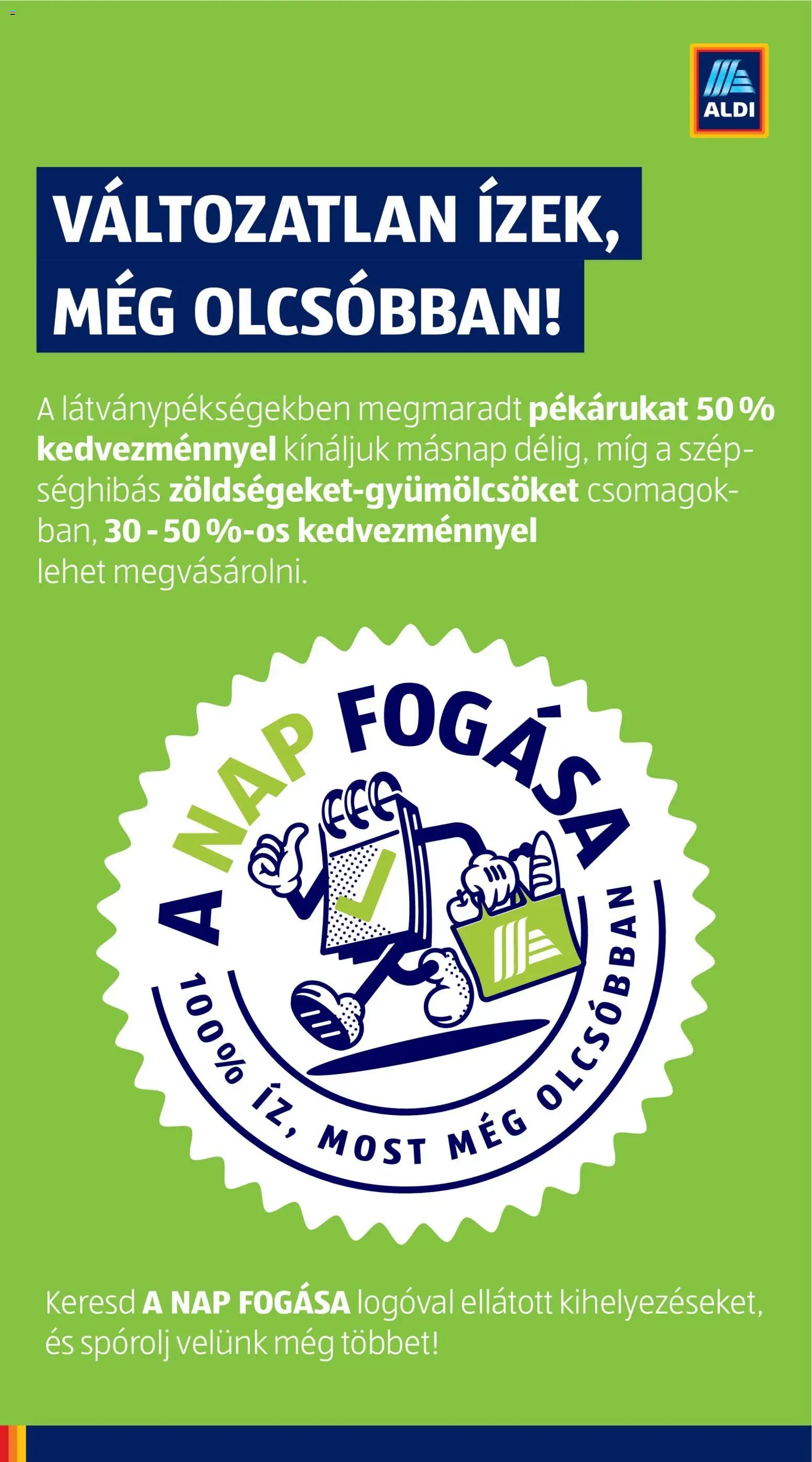 Aldi újság 2026.05.14. Aldi Középső sor termékei (2026-05-14 - 2026-05-20)