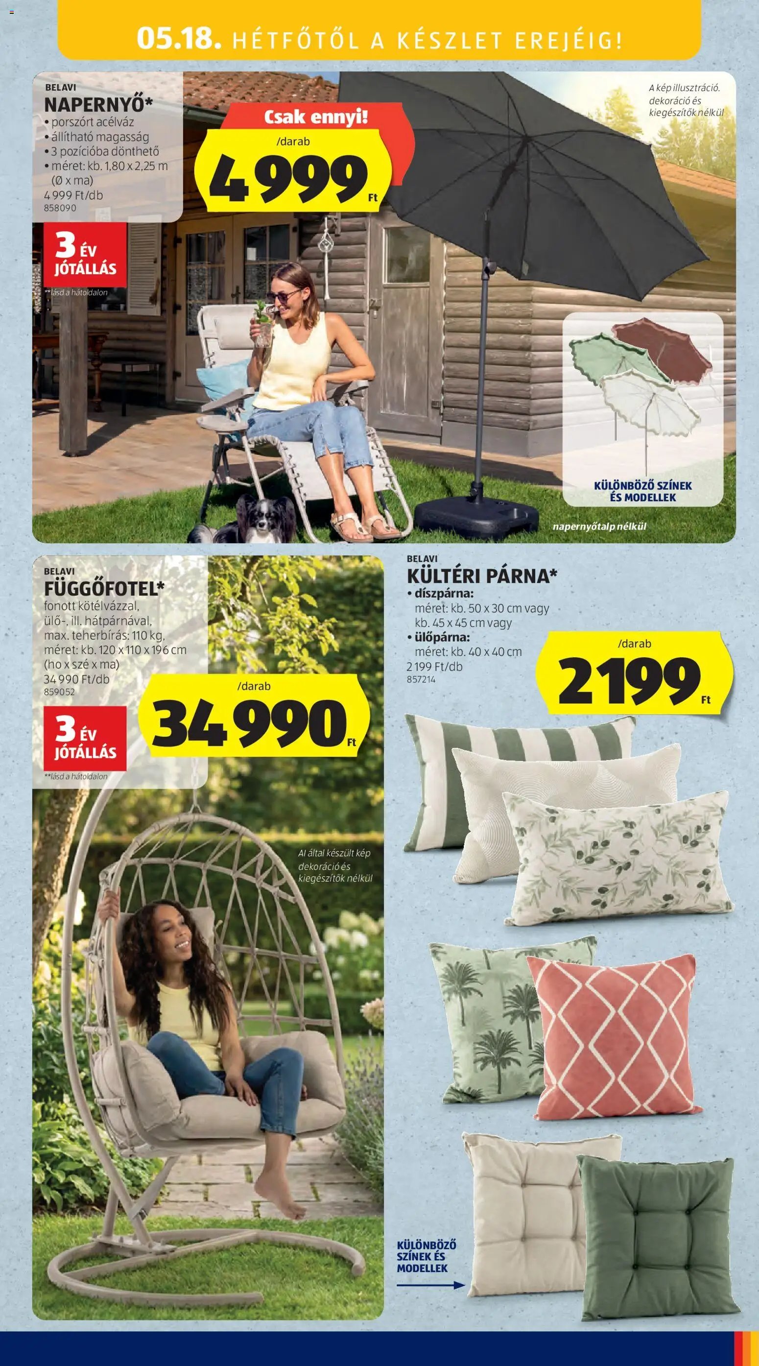 Aldi újság 2026.05.14. Aldi Középső sor termékei (2026-05-14 - 2026-05-20)