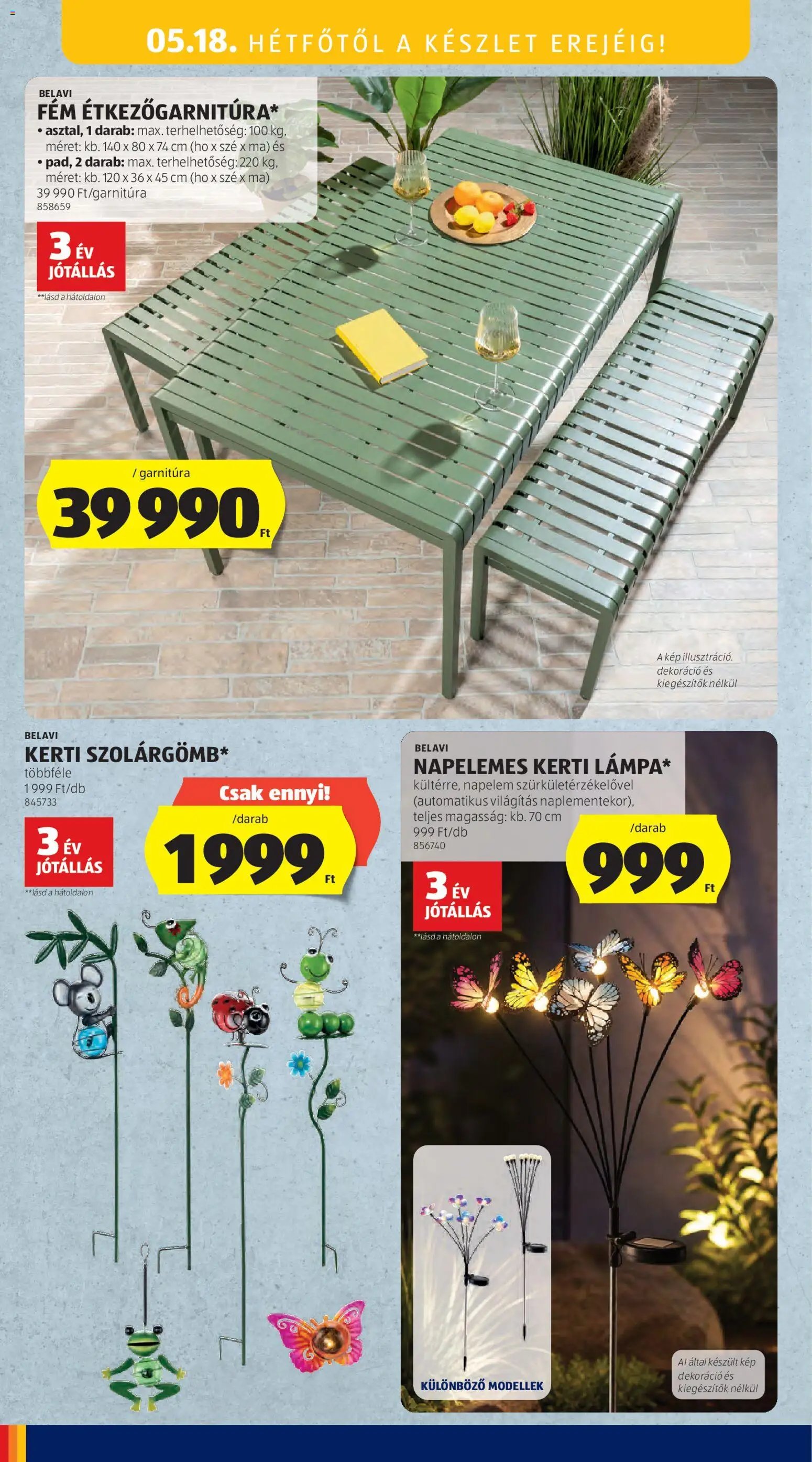 Aldi újság 2026.05.14. Aldi Középső sor termékei (2026-05-14 - 2026-05-20)
