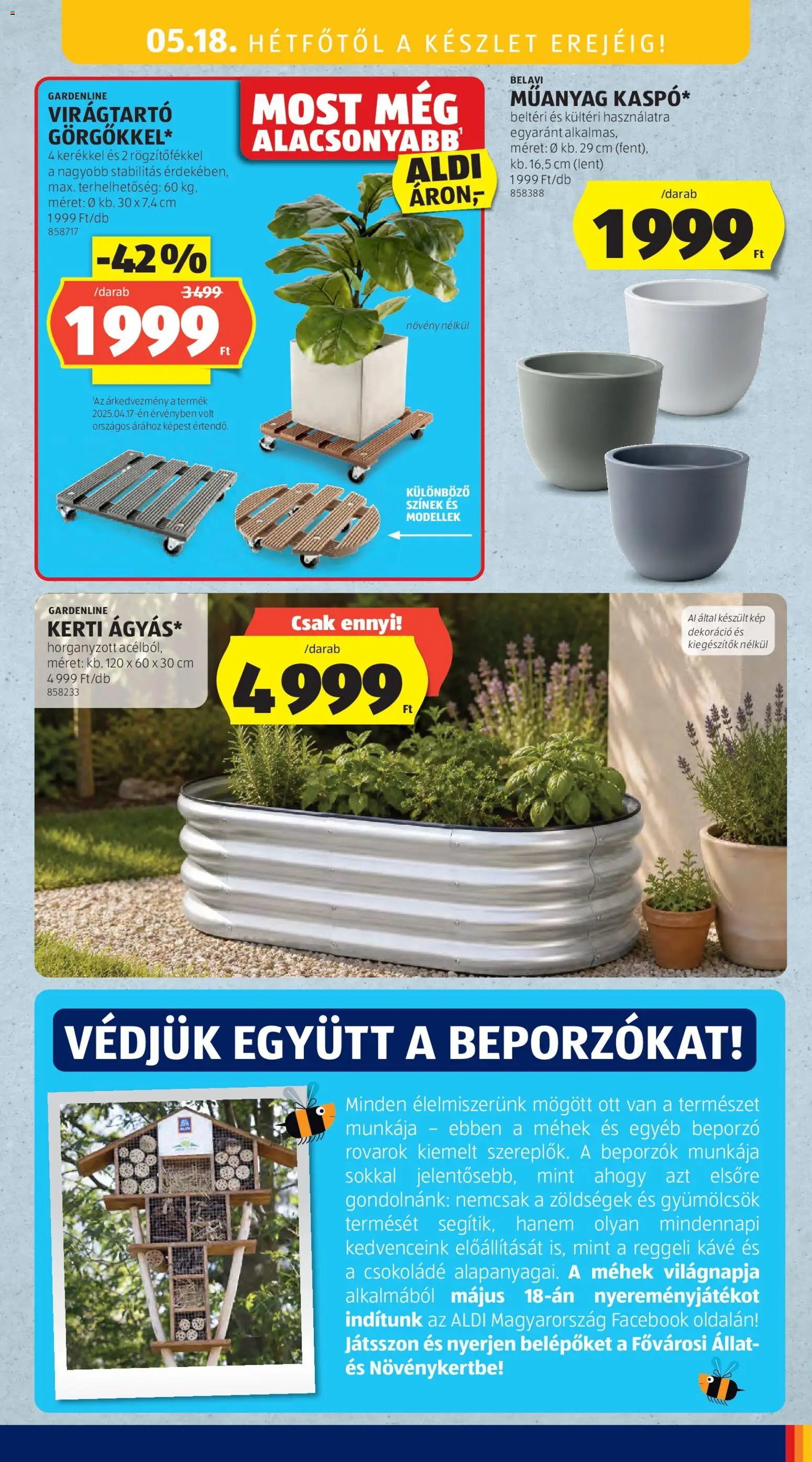 Aldi újság 2026.05.14. Aldi Középső sor termékei (2026-05-14 - 2026-05-20)