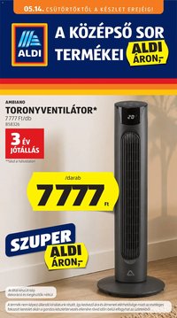 Aldi újság 2026.05.14. Aldi Középső sor termékei (2026-05-14 - 2026-05-20)
