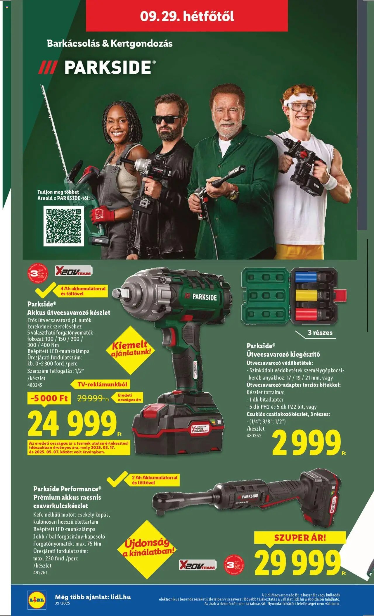 Lidl újság 2025.09.25. Nonfood kínálatunk (2025-09-25 - 2025-10-01)