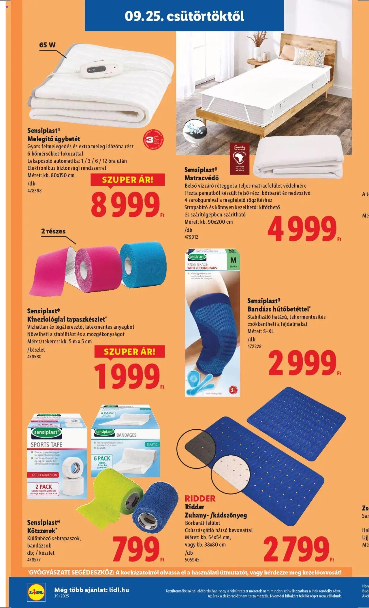 Lidl újság 2025.09.25. Nonfood kínálatunk (2025-09-25 - 2025-10-01)