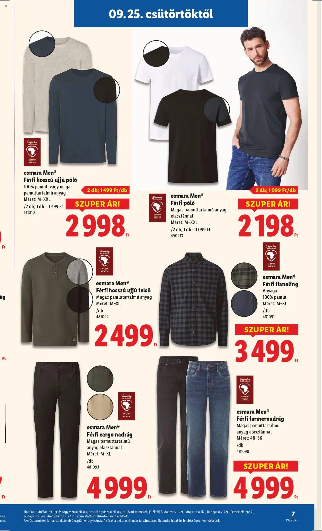 Lidl újság 2025.09.25. Nonfood kínálatunk (2025-09-25 - 2025-10-01)