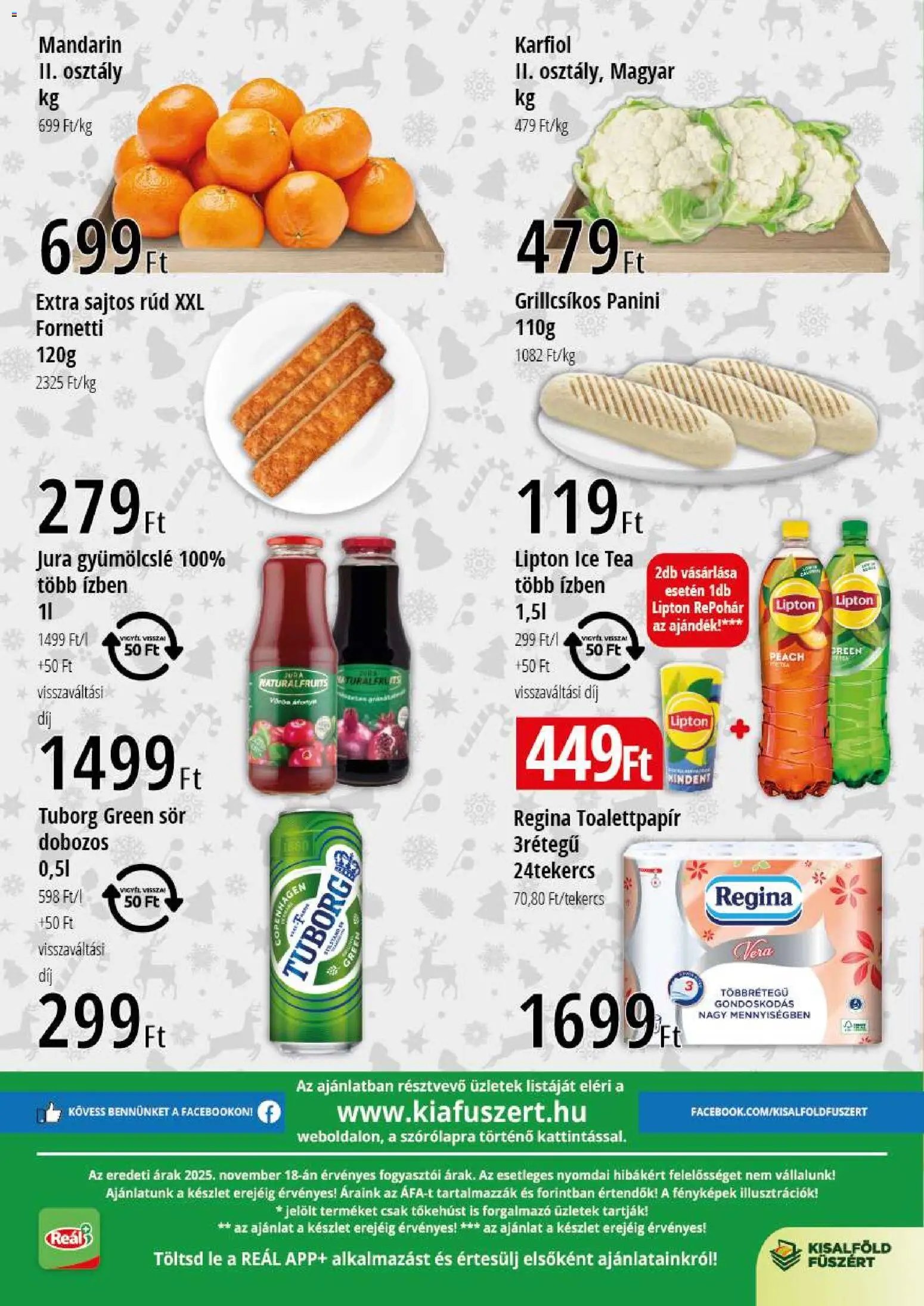 Reál újság 2025.11.27. Bevásárló hétvége - Kisalföld (2025-11-27 - 2025-11-30)