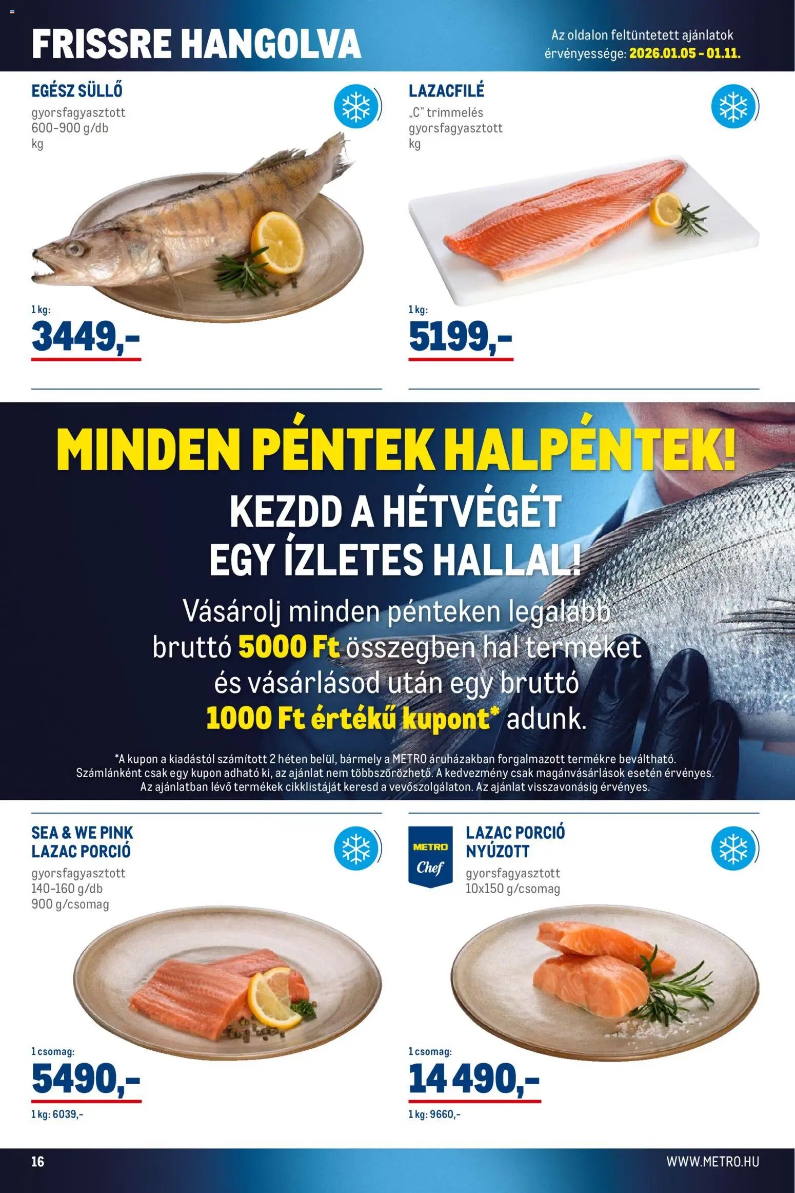 Metro újság 2026.01.02. Élelmiszer és Szezonális katalógus 2026/01 (2026-01-02 - 2026-01-31)