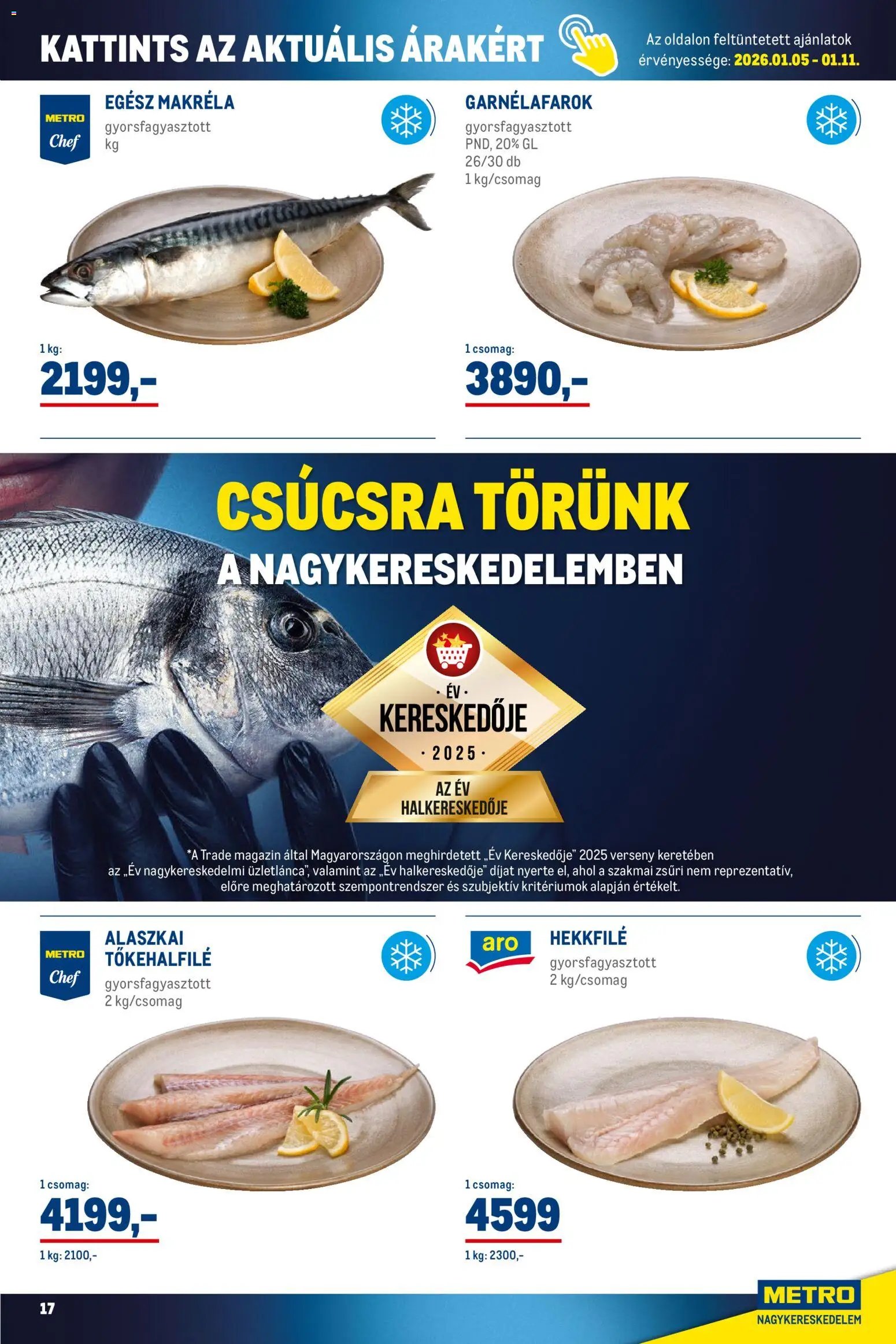 Metro újság 2026.01.02. Élelmiszer és Szezonális katalógus 2026/01 (2026-01-02 - 2026-01-31)