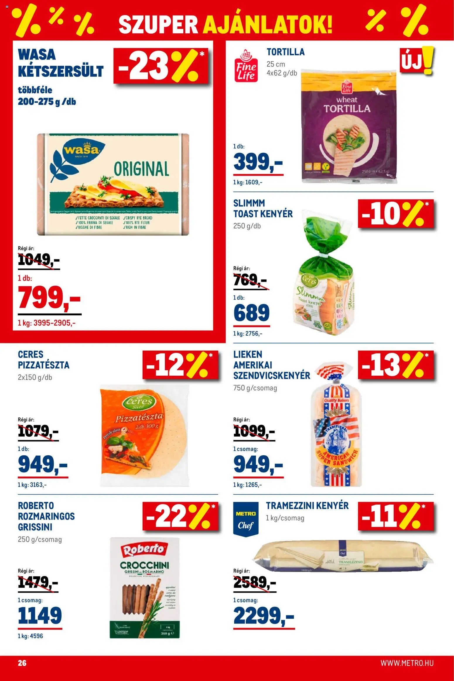 Metro újság 2026.01.02. Élelmiszer és Szezonális katalógus 2026/01 (2026-01-02 - 2026-01-31)