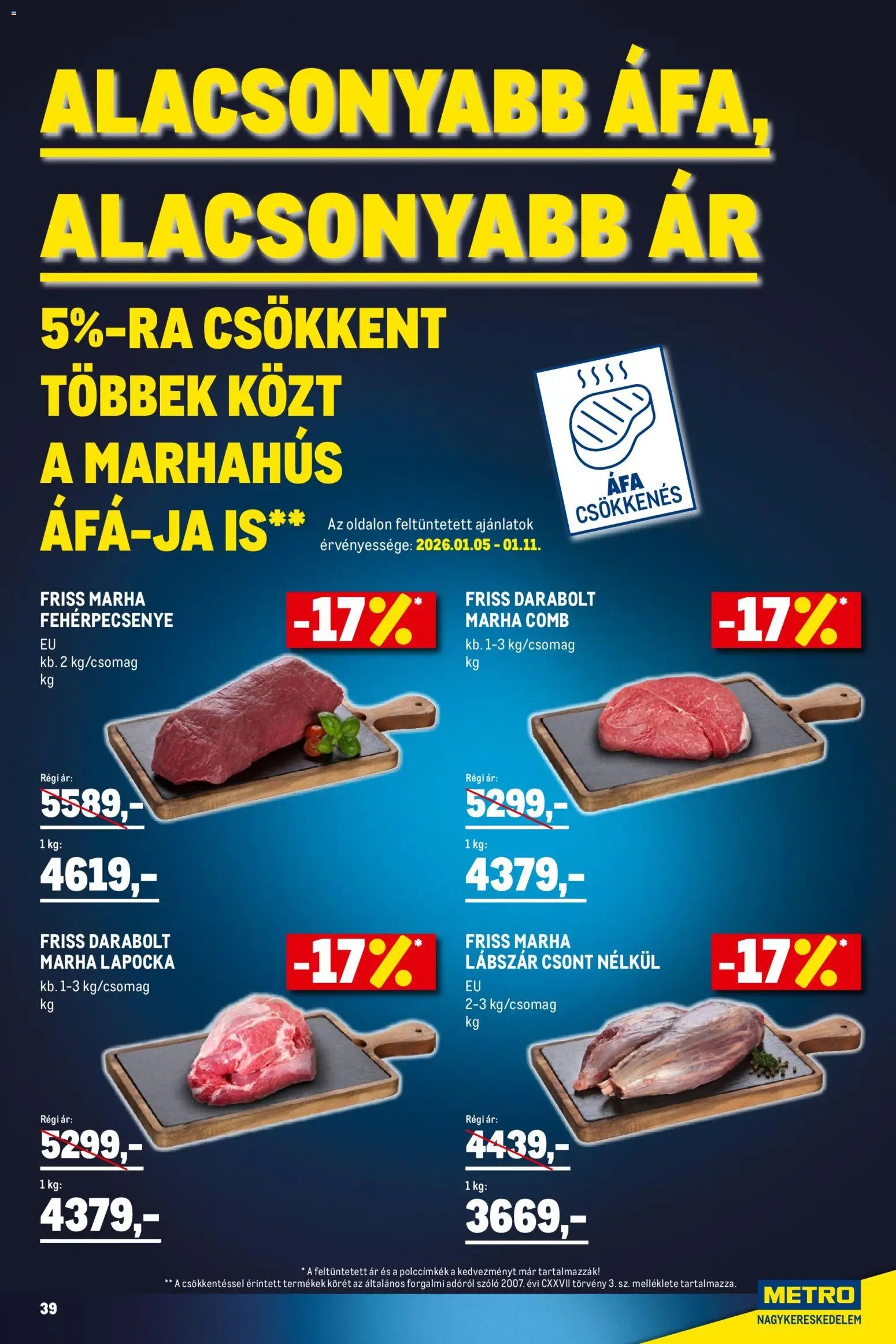 Metro újság 2026.01.02. Élelmiszer és Szezonális katalógus 2026/01 (2026-01-02 - 2026-01-31)