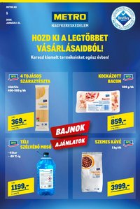 Metro újság 2026.01.02. Élelmiszer és Szezonális katalógus 2026/01 (2026-01-02 - 2026-01-31)