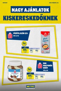 Metro újság 2026.02.01. Nagy Ajánlatok Kiskereskedőknek (2026-02-01 - 2026-02-28)