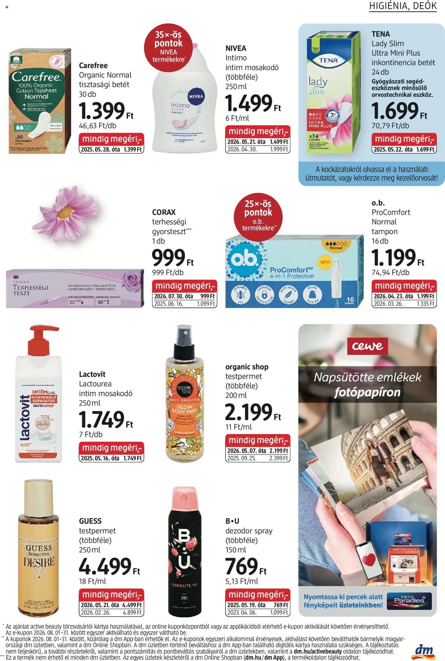 DM Drogerie Markt újság 2026.07.30. DM Drogerie Markt akciós újság