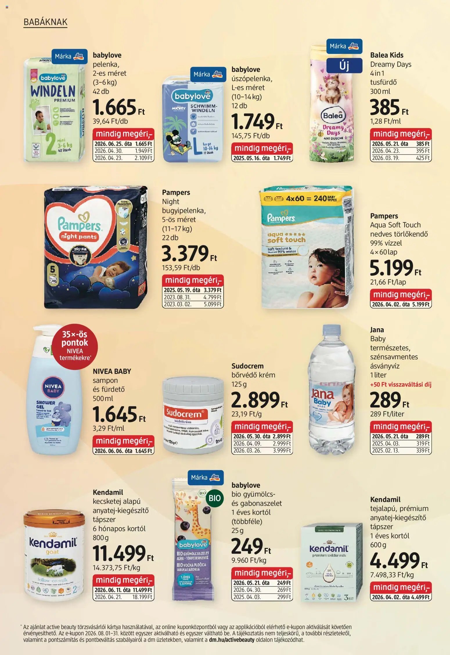 DM Drogerie Markt újság 2026.07.30. DM Drogerie Markt akciós újság
