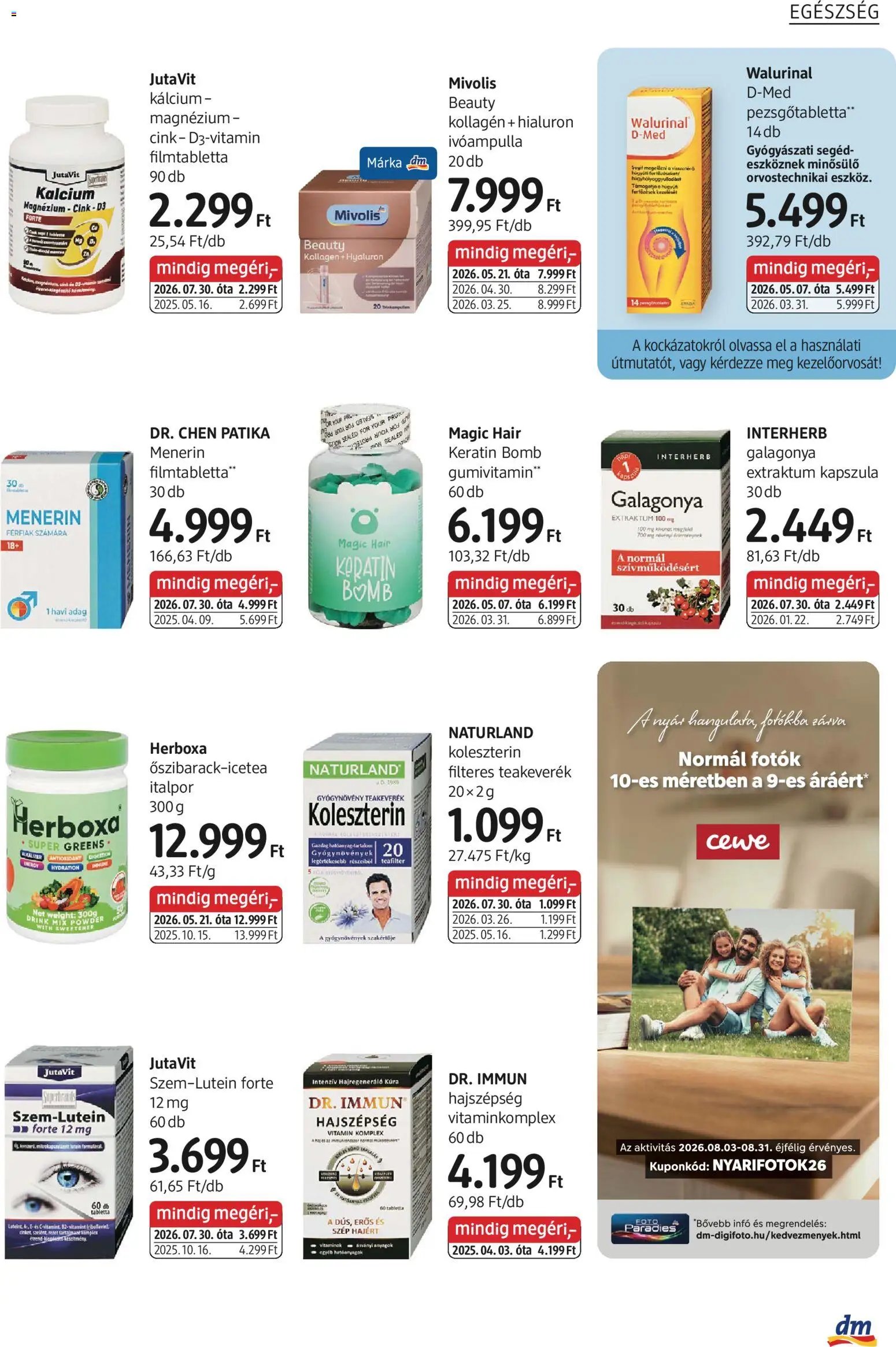 DM Drogerie Markt újság 2026.07.30. DM Drogerie Markt akciós újság
