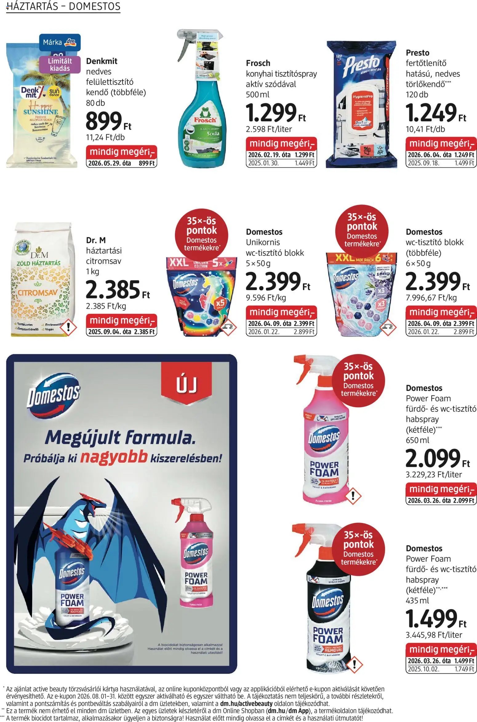 DM Drogerie Markt újság 2026.07.30. DM Drogerie Markt akciós újság