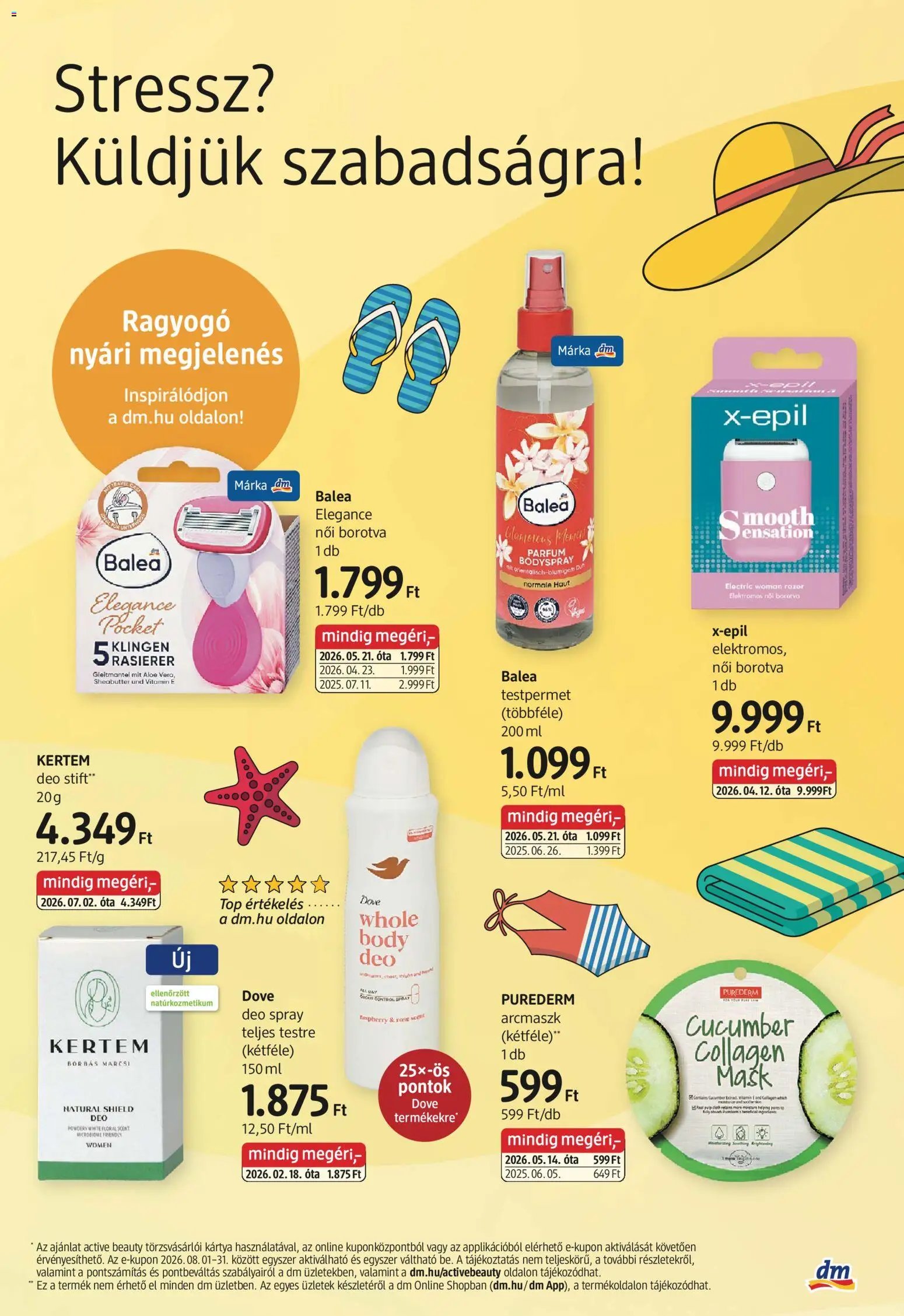 DM Drogerie Markt újság 2026.07.30. DM Drogerie Markt akciós újság